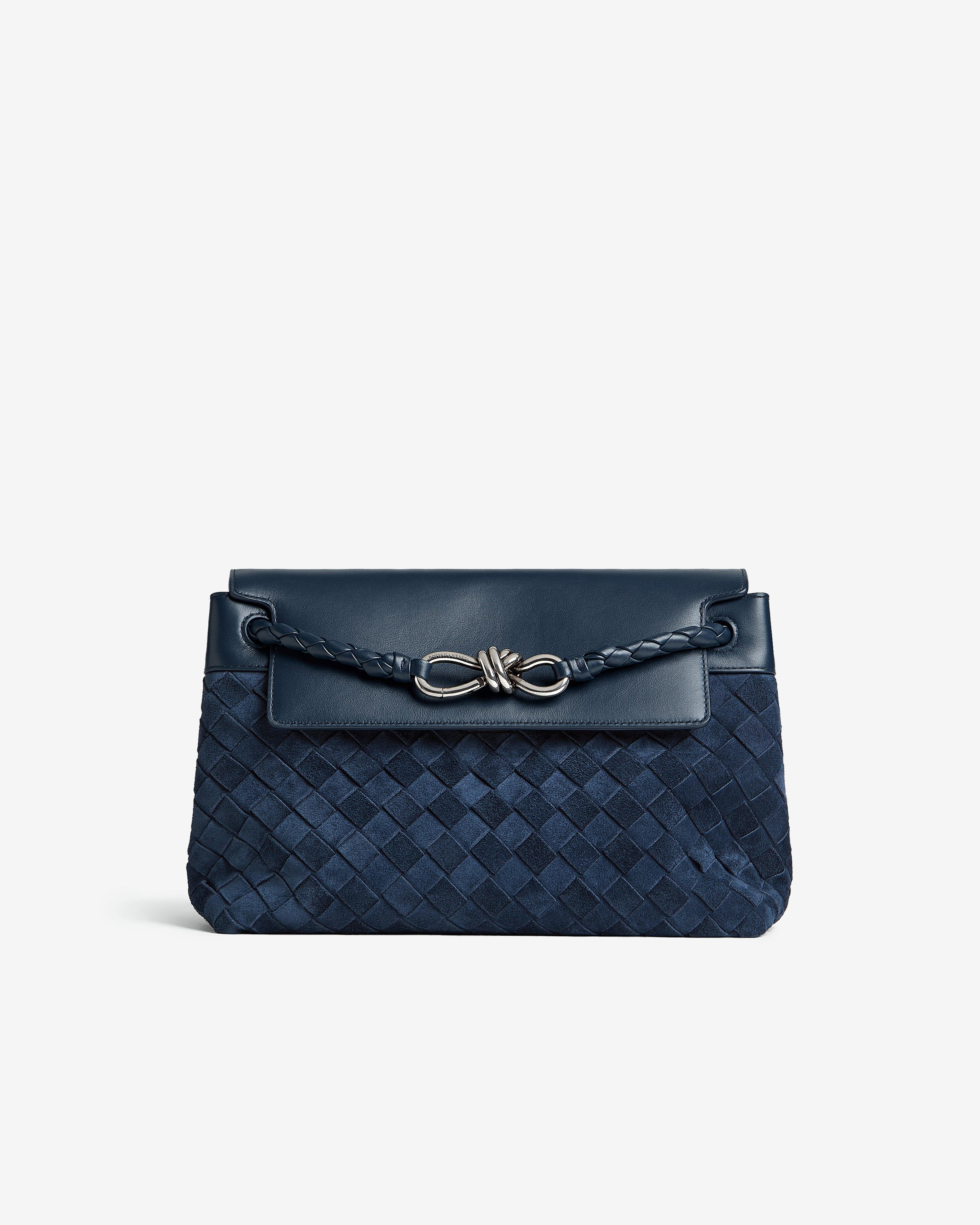 Bottega Veneta - Men's Small Andiamo Messenger - (Neptune) by BOTTEGA VENETA