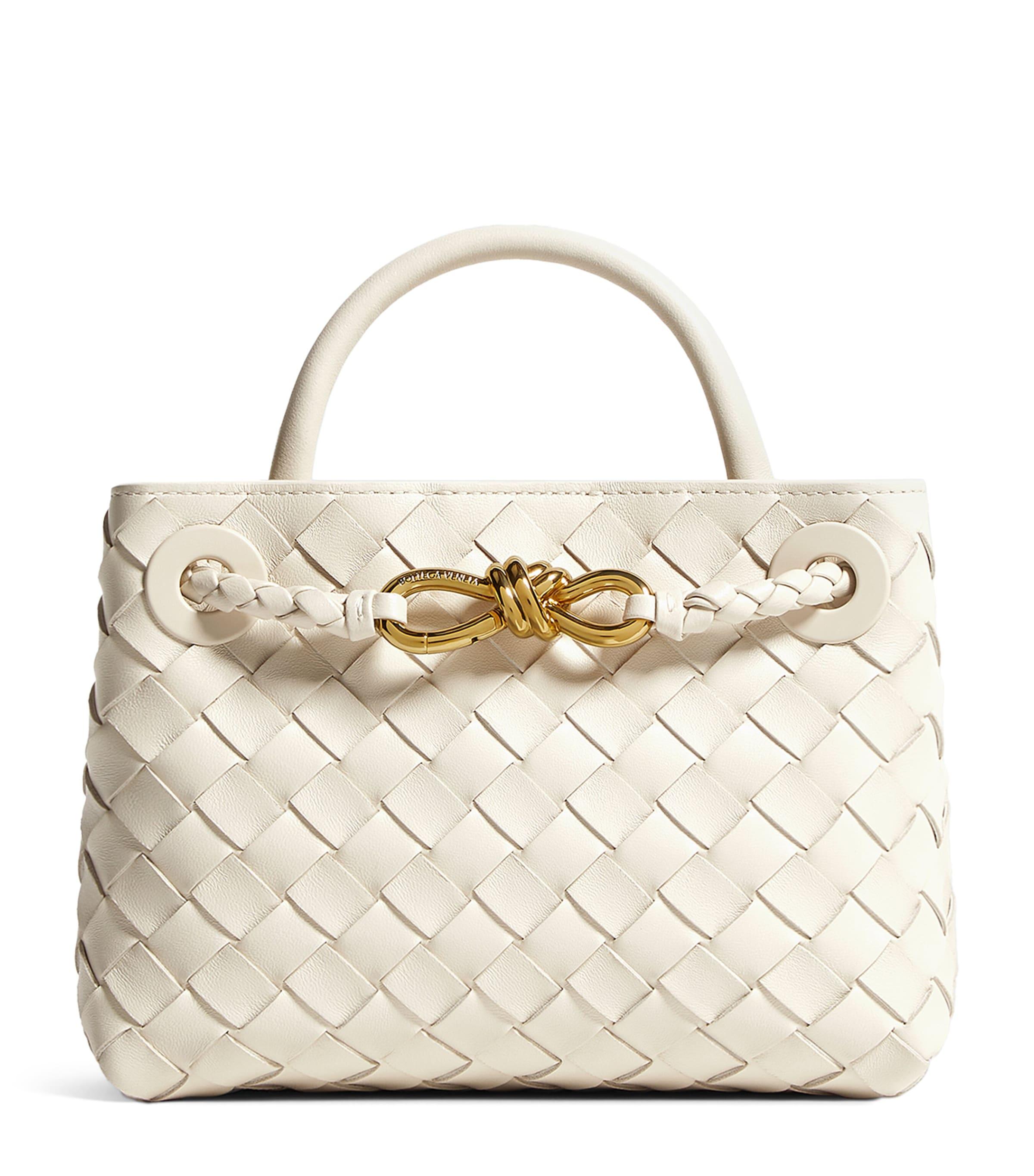 Bottega Veneta Mini Leather Andiamo Top-Handle Bag by BOTTEGA VENETA