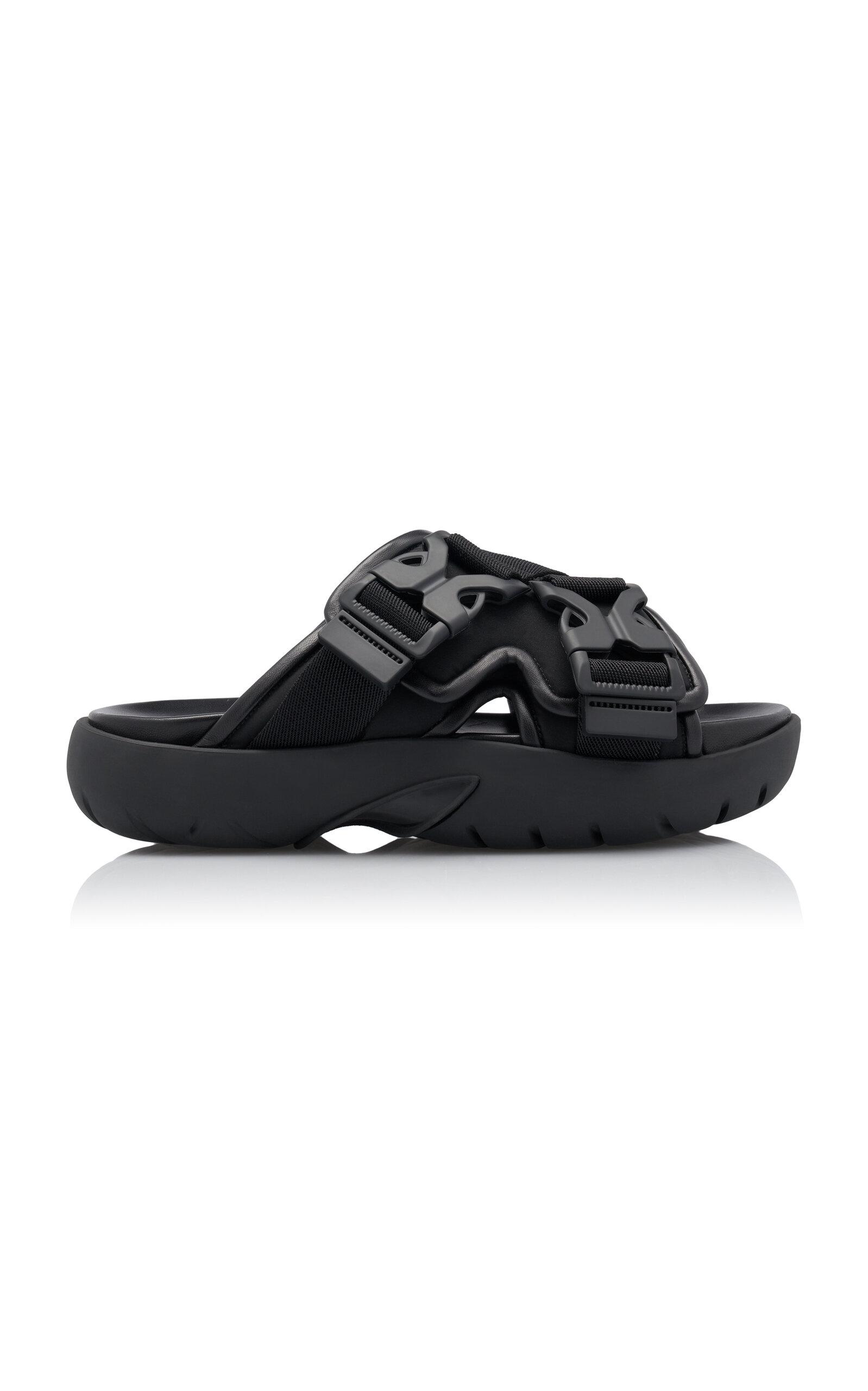 Bottega Veneta Nylon Slide Sandals - Moda Operandi by BOTTEGA VENETA