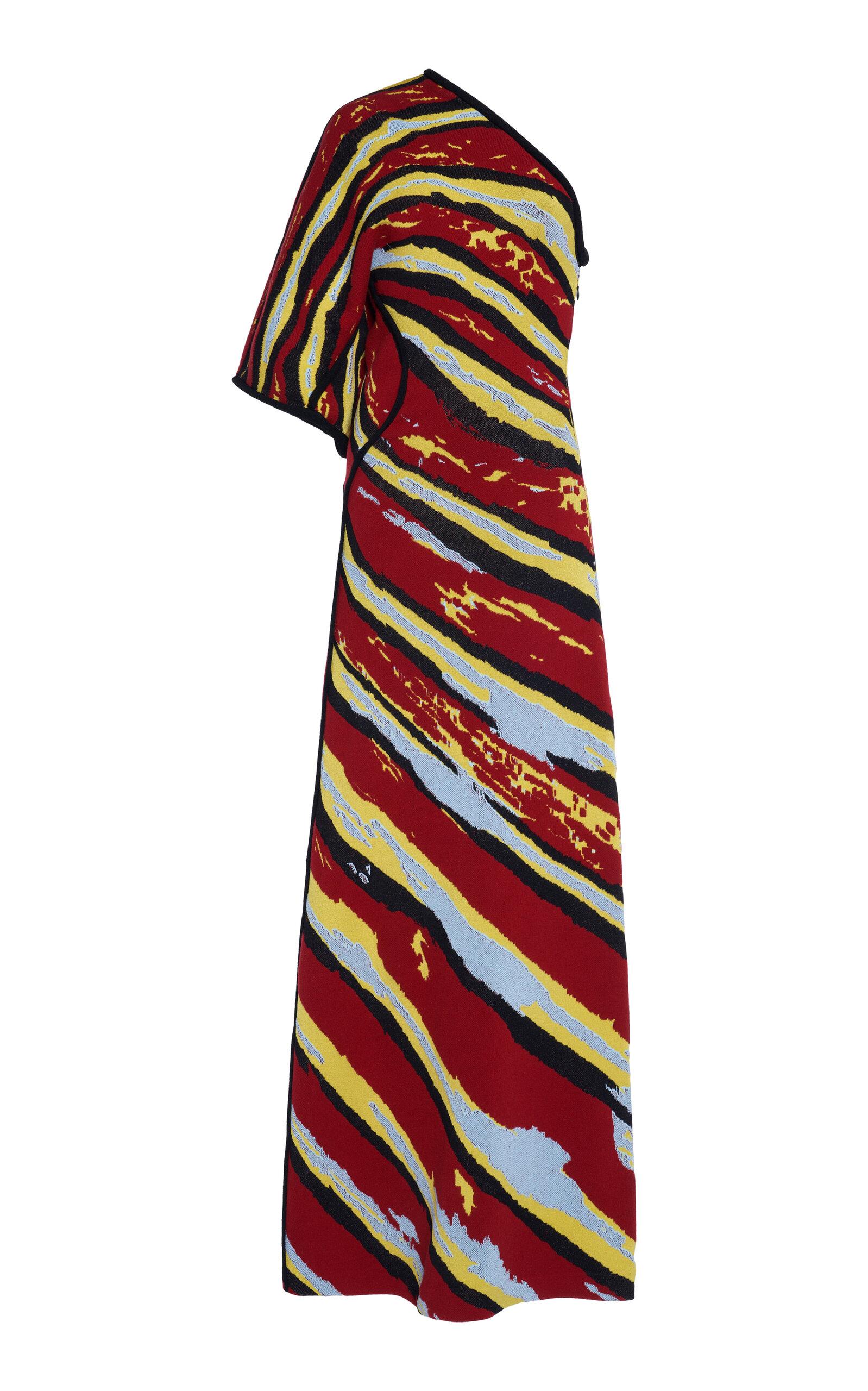 Bottega Veneta One-Shoulder Jacquard-Knitaxi Dress -oda Operandi by BOTTEGA VENETA