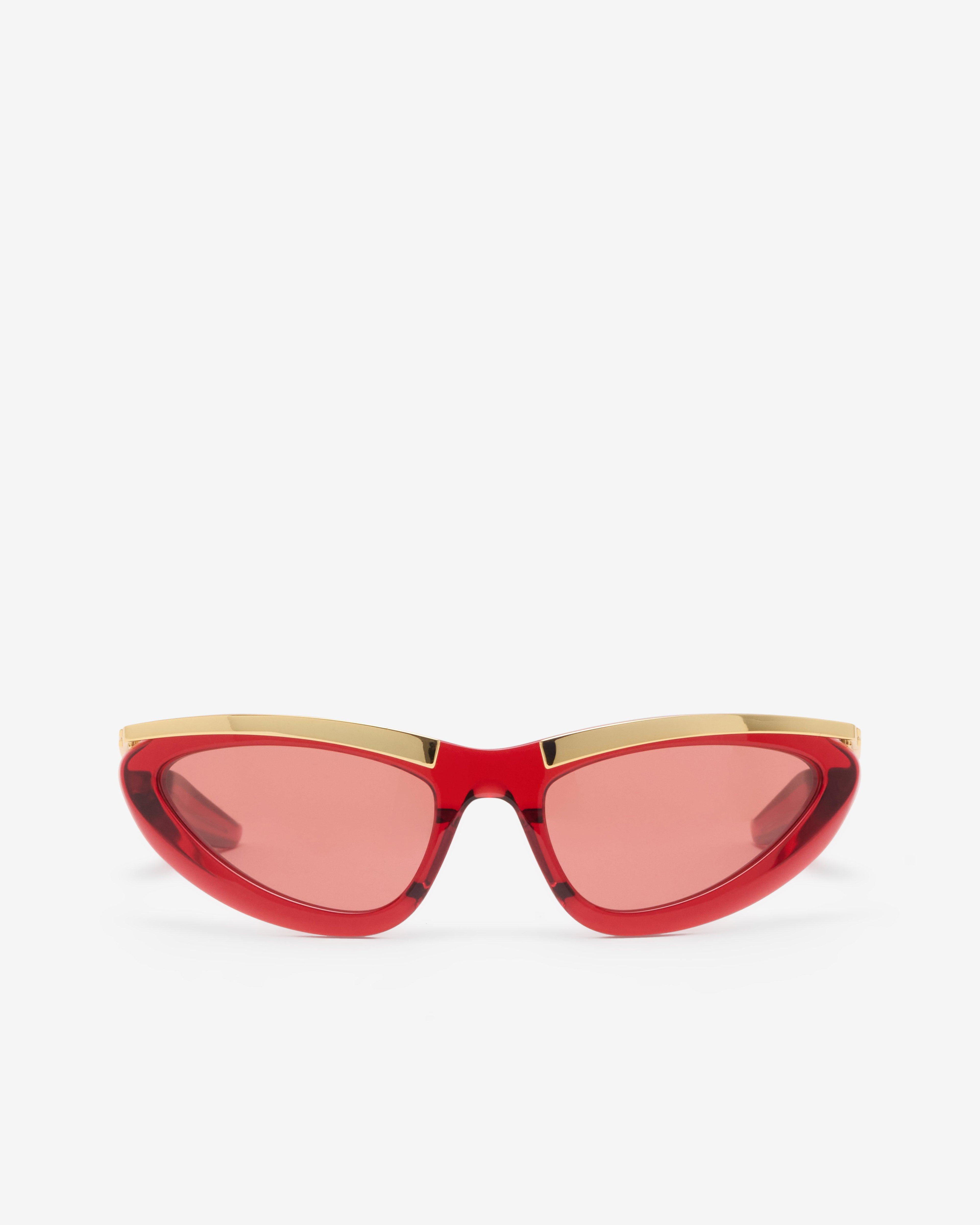 Bottega Veneta  -  Prisma Cat Eye Sunglasses - (Red) by BOTTEGA VENETA