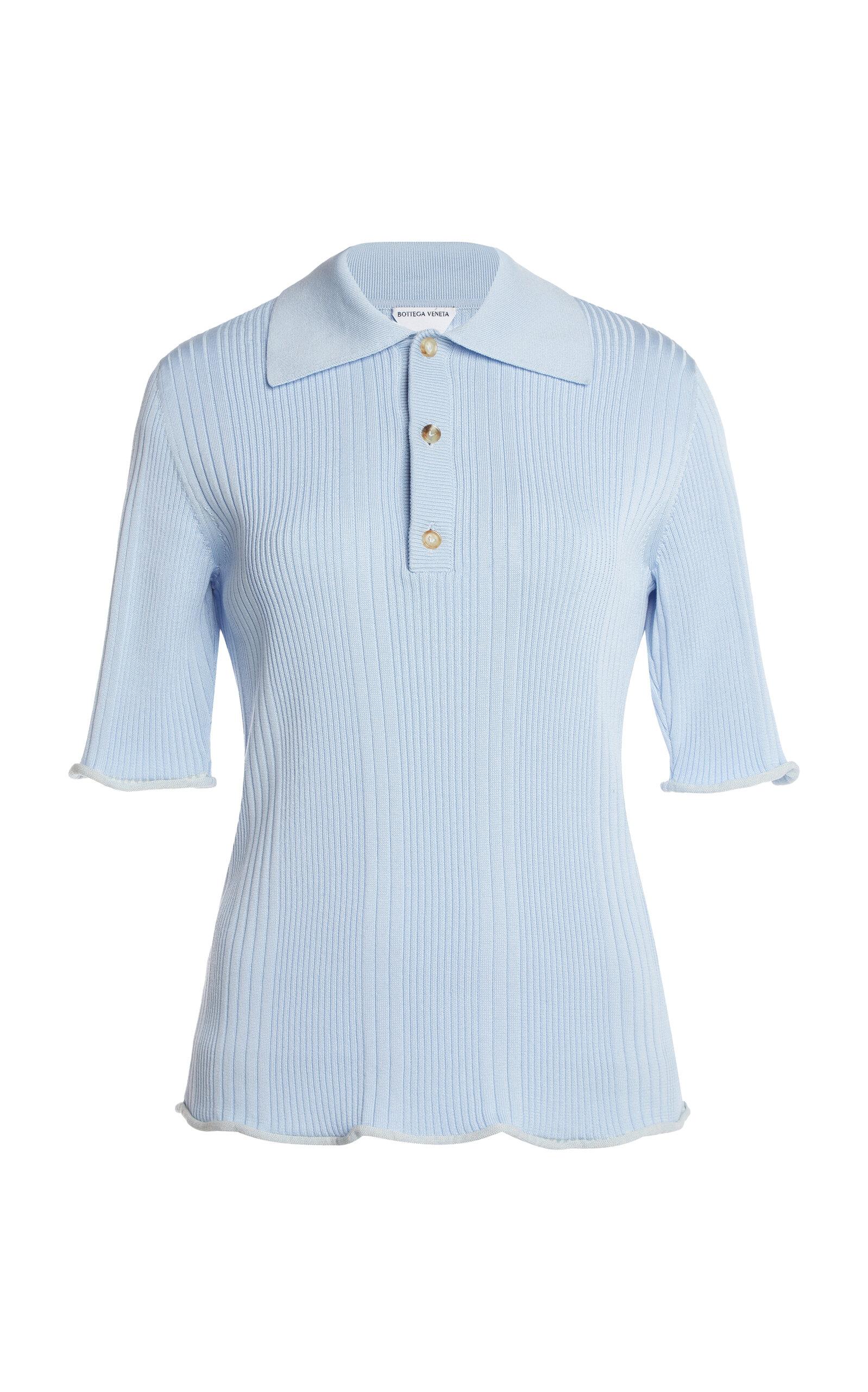 Bottega Veneta Ribbed Cotton Polo Shirt -oda Operandi by BOTTEGA VENETA