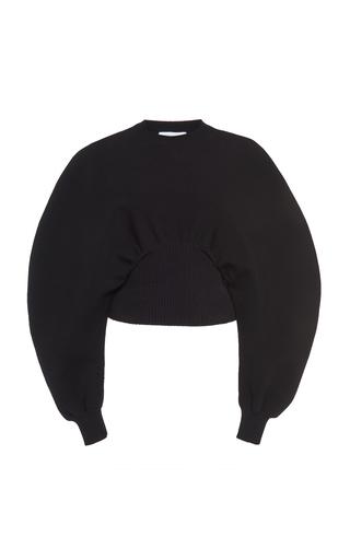 Bottega Veneta Ribbed-Trim Wool Knitweater - Moda Operandi by BOTTEGA VENETA