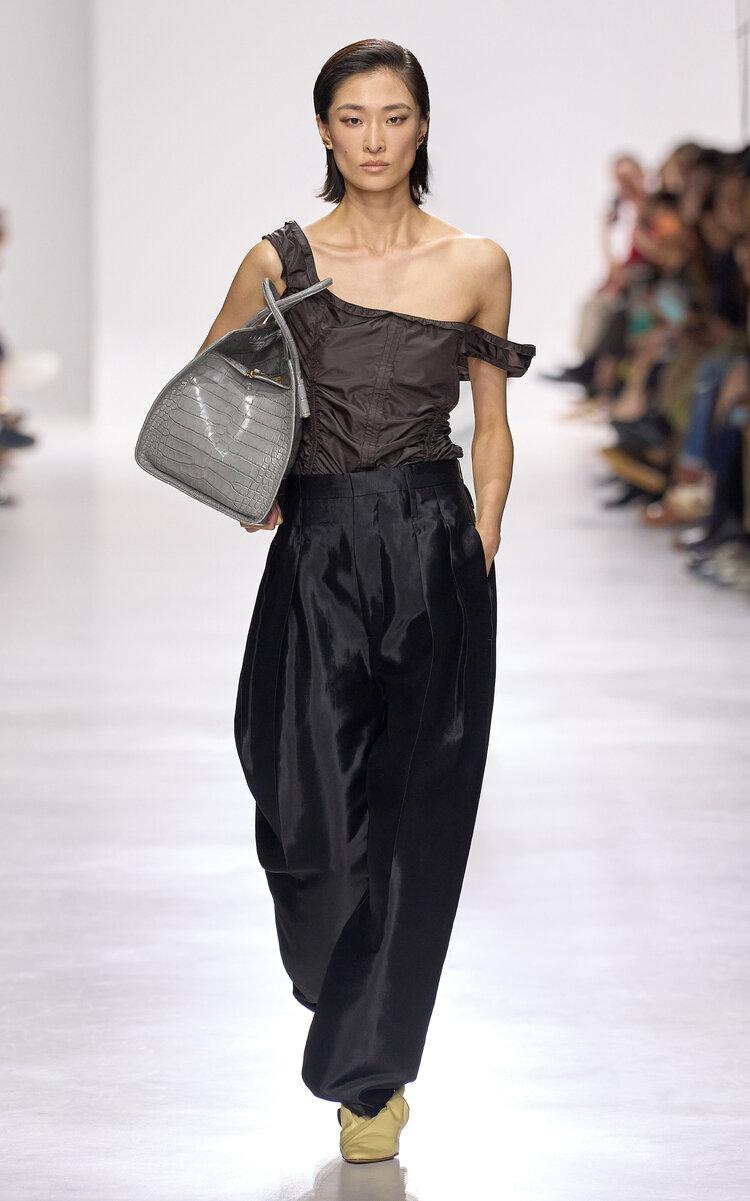 Bottega Veneta Sleeveless Washed Silk Taffeta Top - Moda Operandi by BOTTEGA VENETA