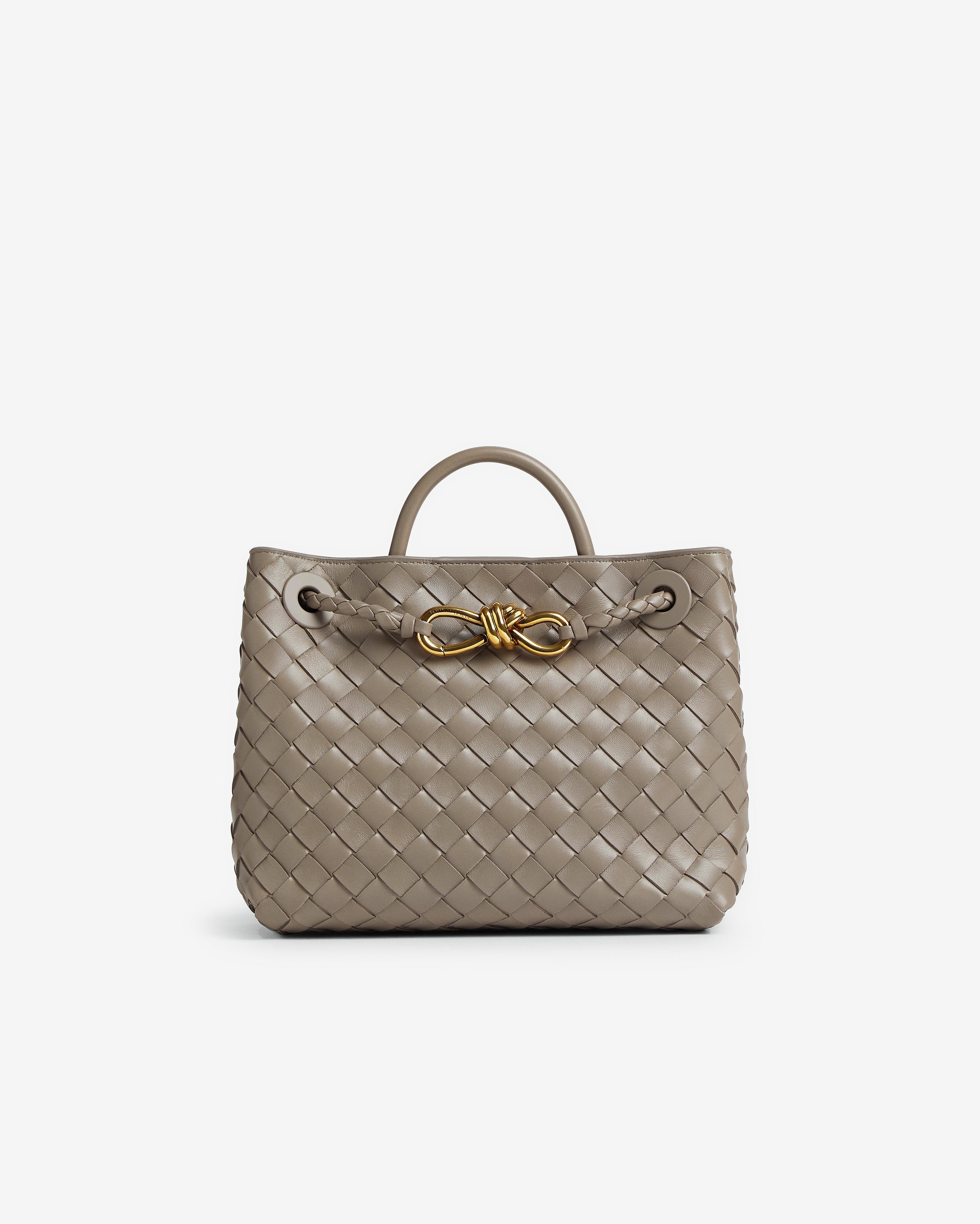 Bottega Veneta - Small Andiamo Bag - (Limestone) by BOTTEGA VENETA