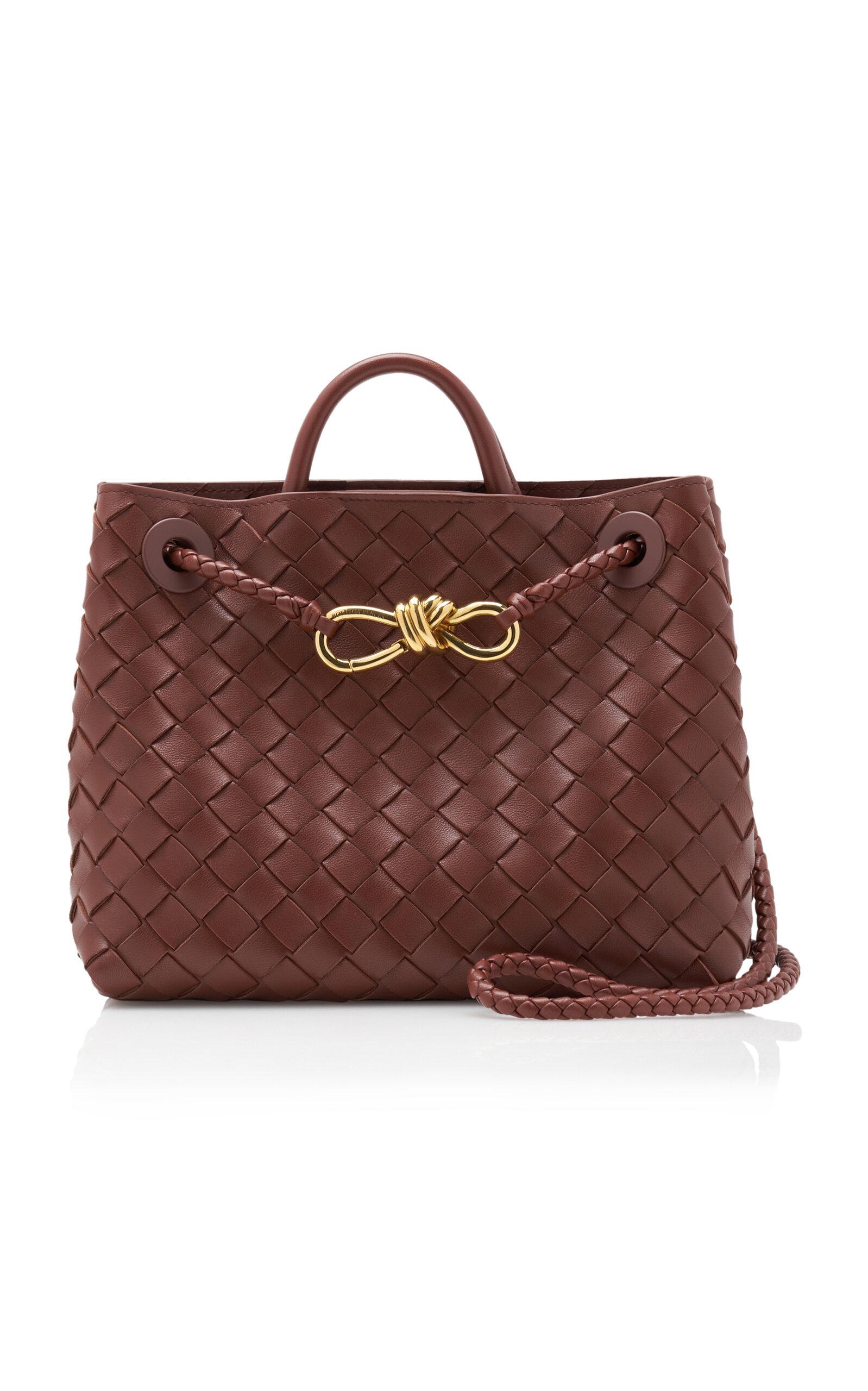 Bottega Veneta Small Andiamo Intrecciato Leather Bag - Moda Operandi by BOTTEGA VENETA
