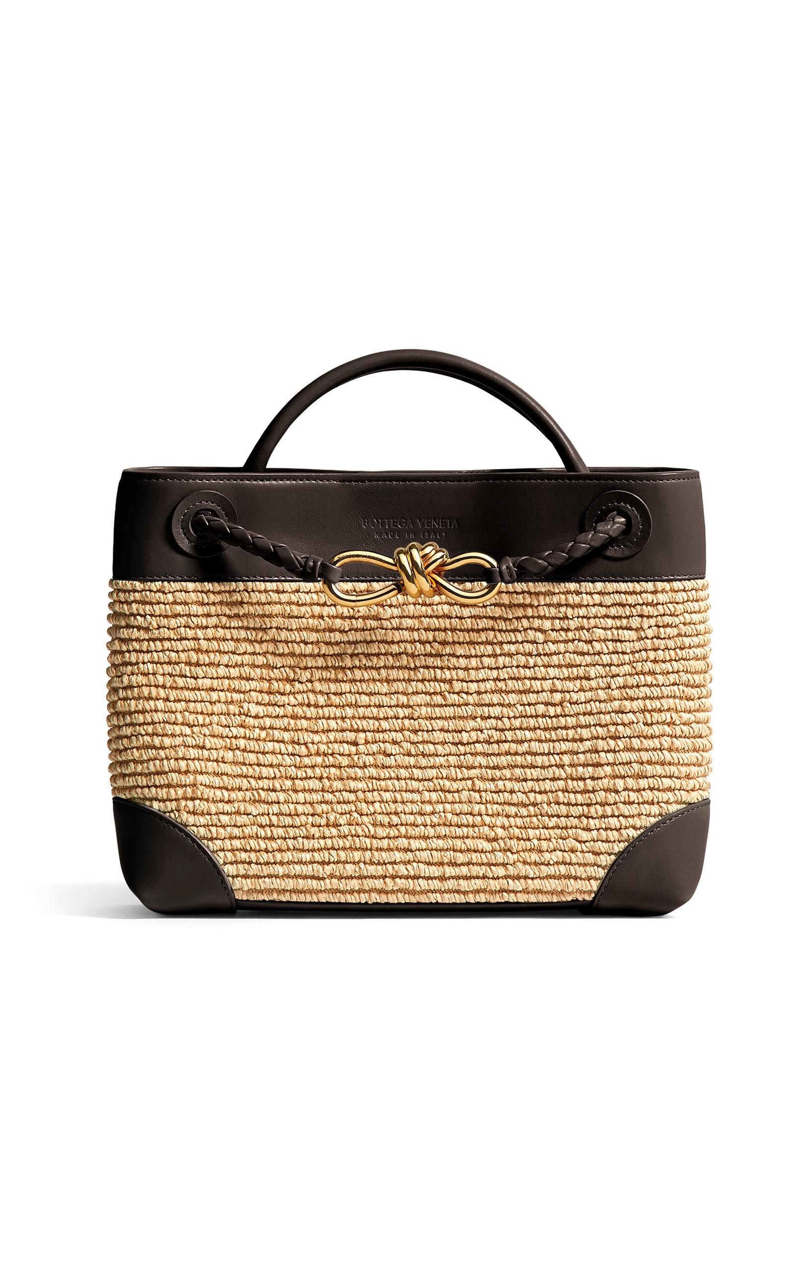 Bottega Veneta Small Andiamo Raffia Bag - Moda Operandi by BOTTEGA VENETA