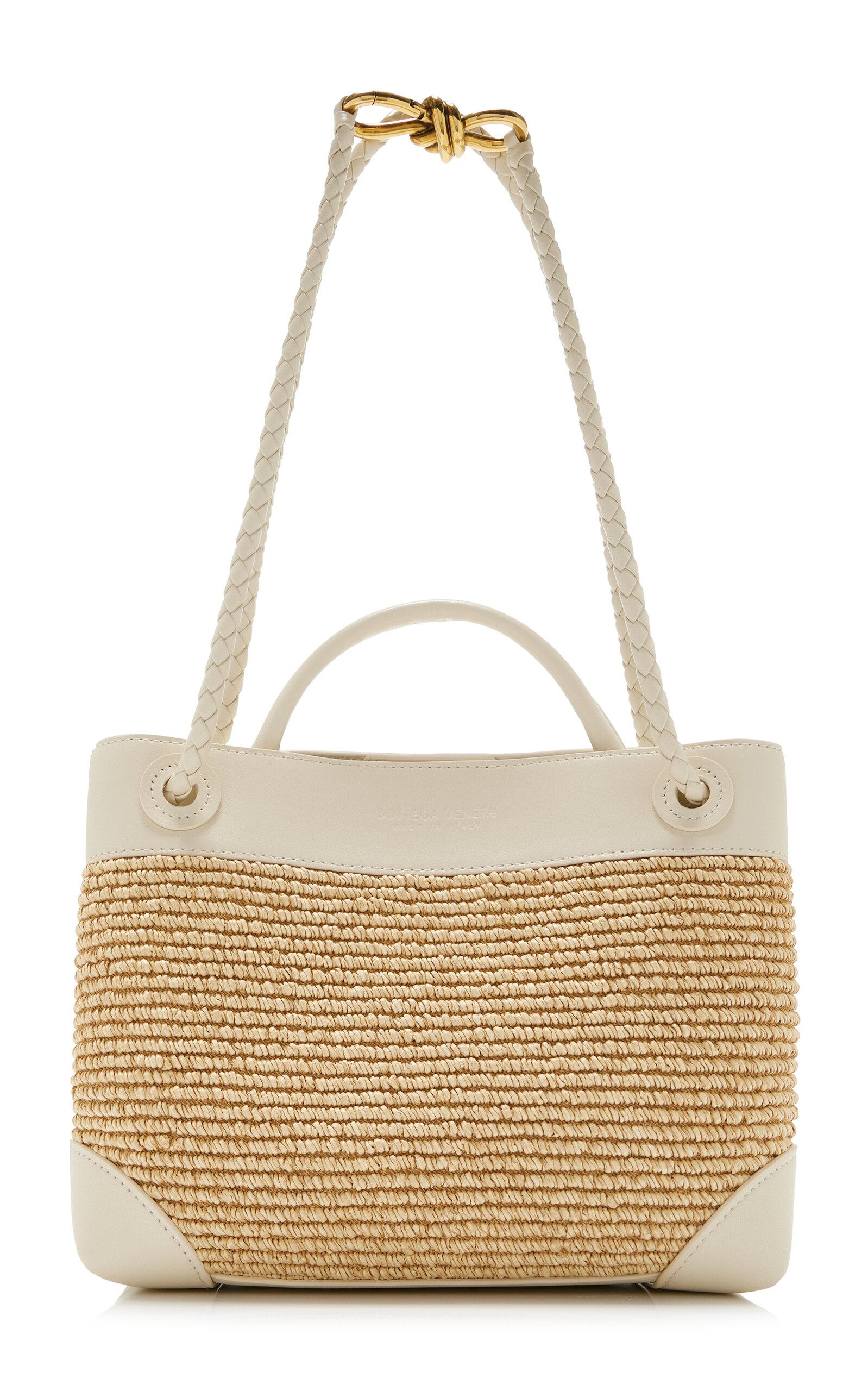 Bottega Veneta Small Andiamo Raffia Bag - Moda Operandi by BOTTEGA VENETA