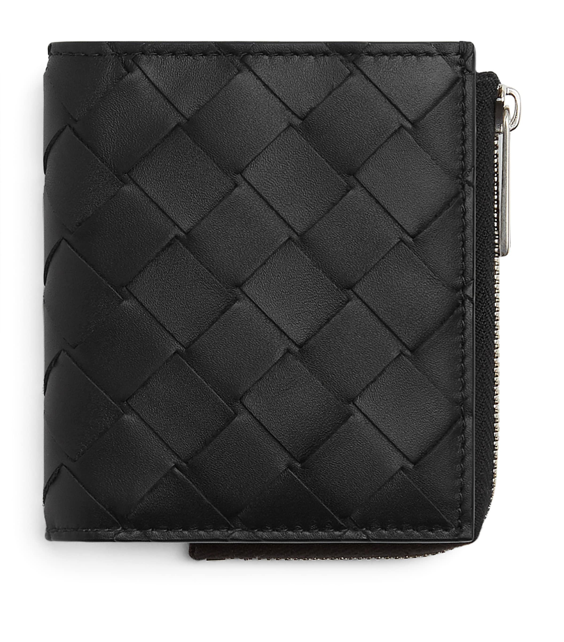 Bottega Veneta Small Intrecciato Bifold Zipped Wallet by BOTTEGA VENETA