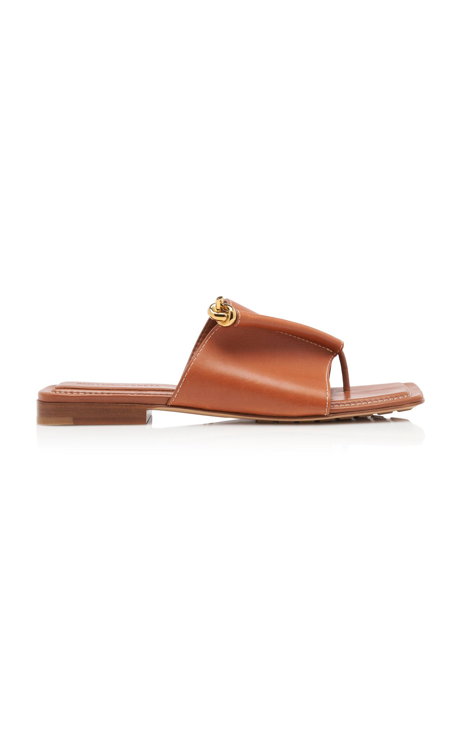 Bottega Veneta Solstice Embellished Leather Sandals - Moda Operandi by BOTTEGA VENETA