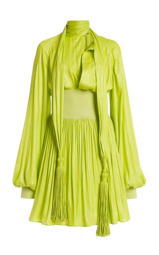 Bottega Veneta Tassel-Detailed Chintzed Mini Dress - Moda Operandi by BOTTEGA VENETA