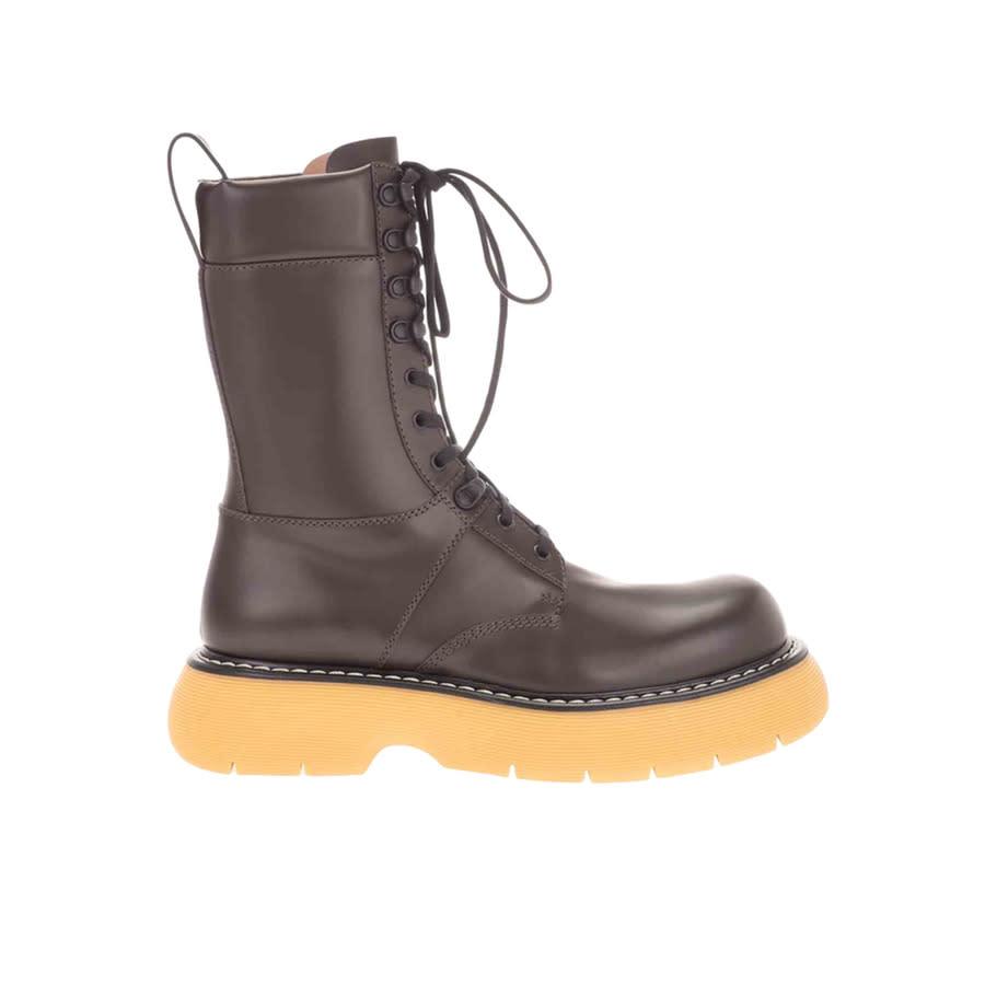 Bottega Veneta The Bounce Leather Boots by BOTTEGA VENETA