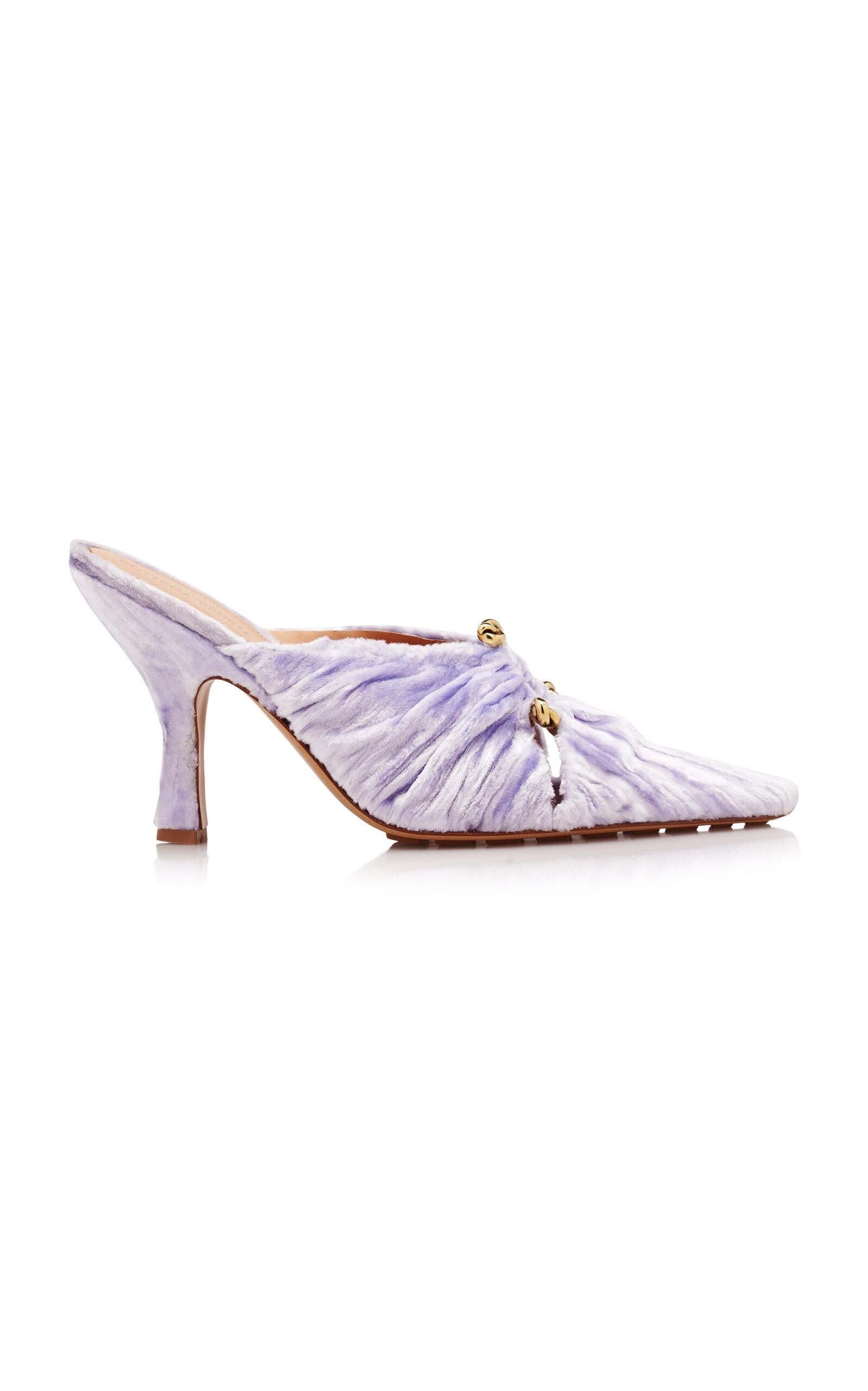 Bottega Veneta Velvet Mules - Moda Operandi by BOTTEGA VENETA