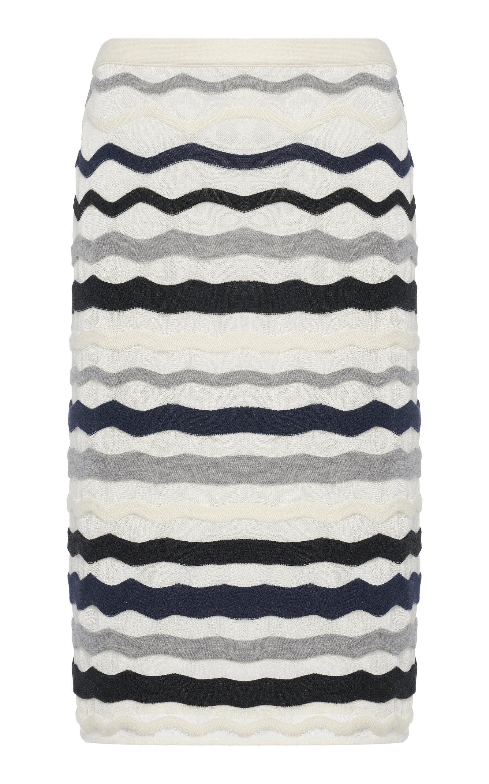 Bottega Veneta Wavy-Knit Cotton-Blend Midikirt - Moda Operandi by BOTTEGA VENETA