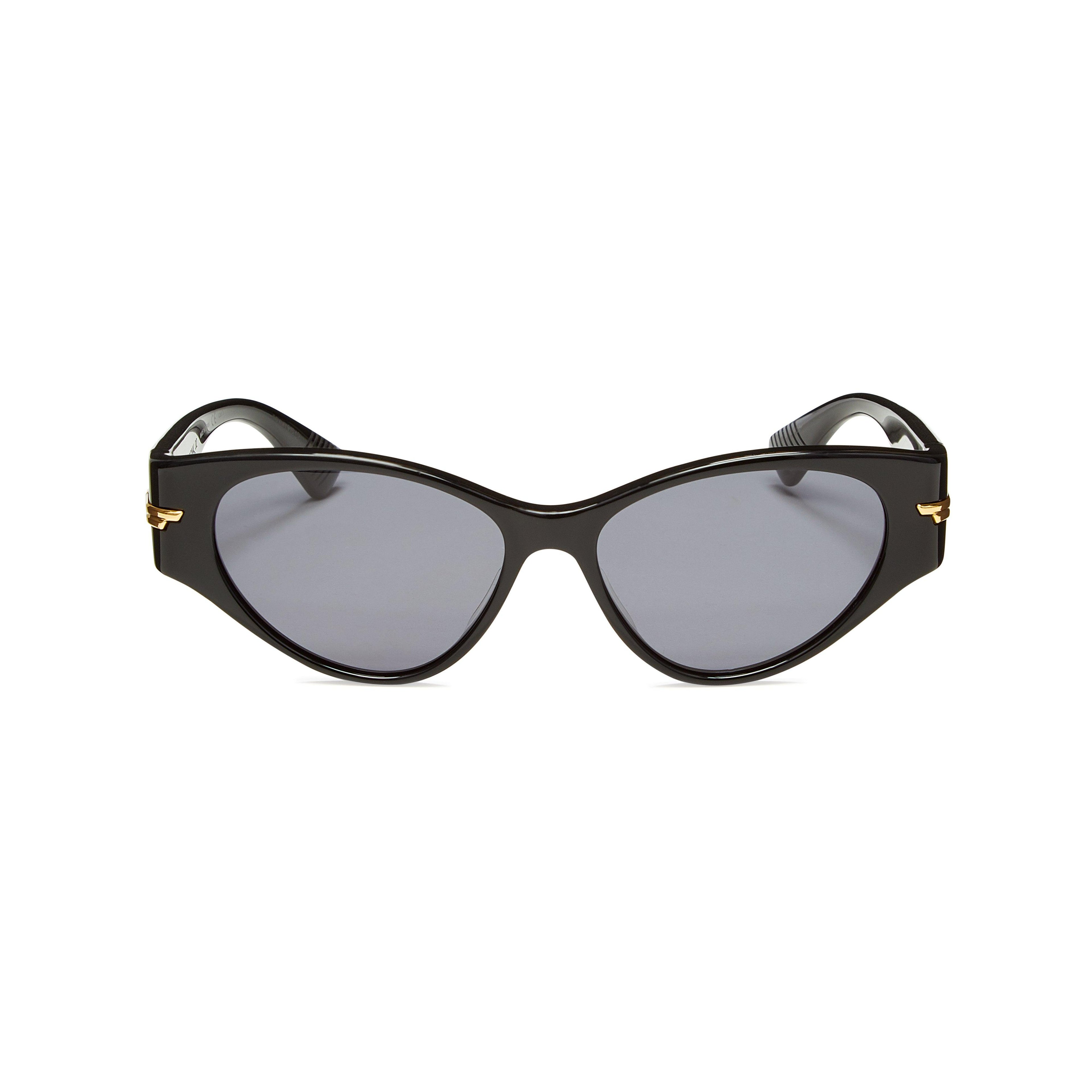 Bottega Veneta - Women’s Angle Sunglasses - (Black) by BOTTEGA VENETA