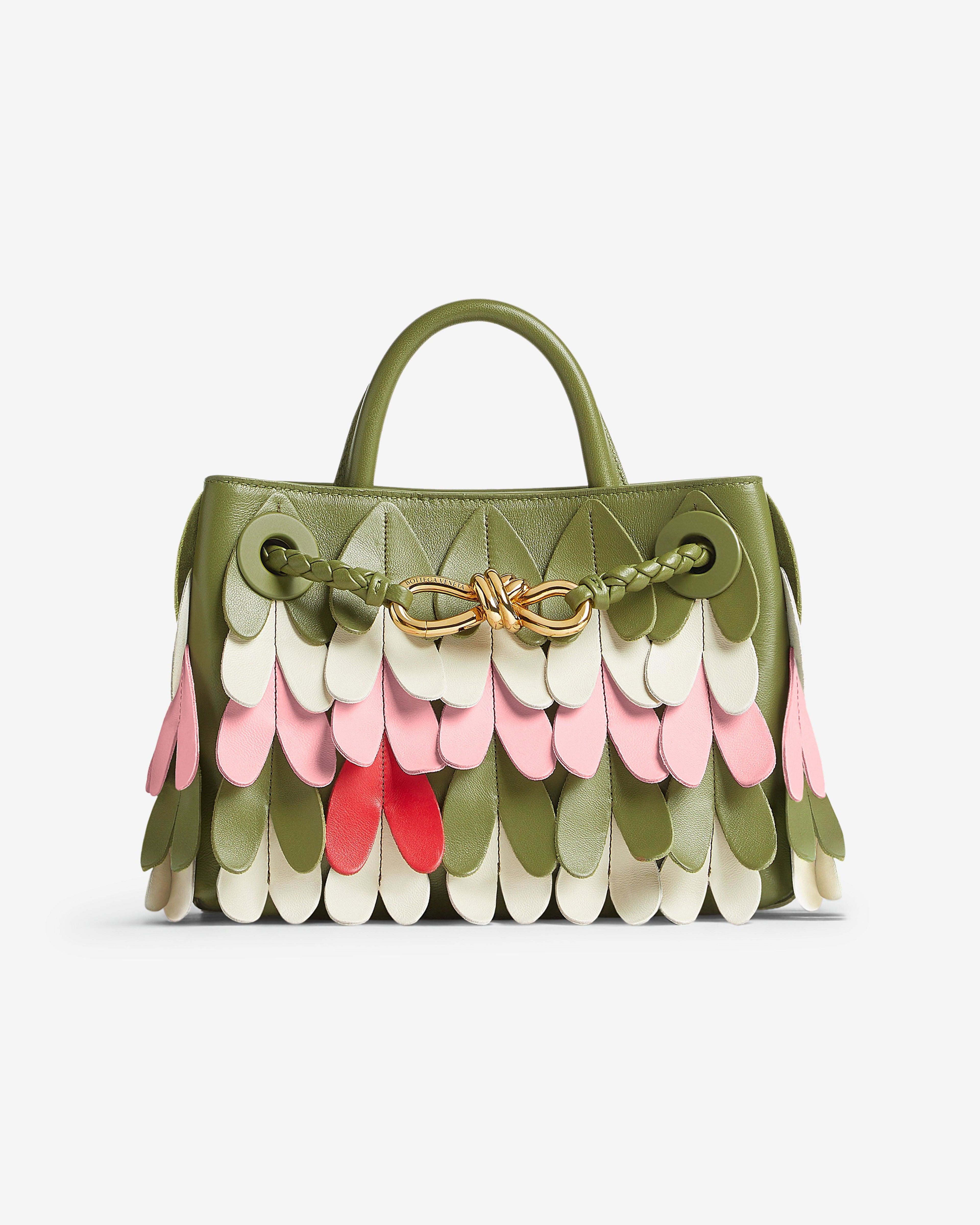 Bottega Veneta - Women's Mini Andiamo - (Matcha/Rose petal/Sea salt/Lipstick) by BOTTEGA VENETA