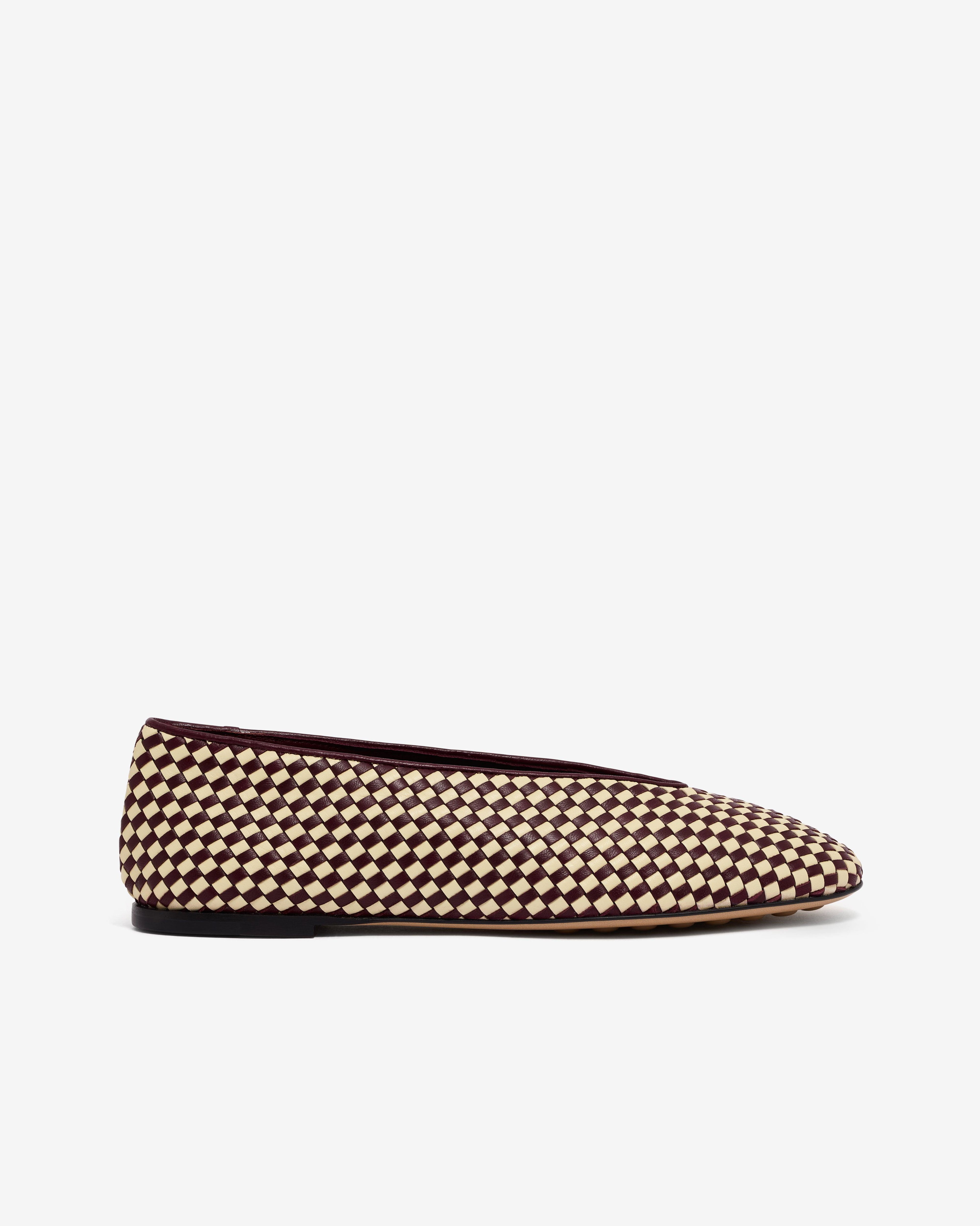 Bottega Veneta - Women’s Rosa Ballerina - (Fondant/Cream) by BOTTEGA VENETA
