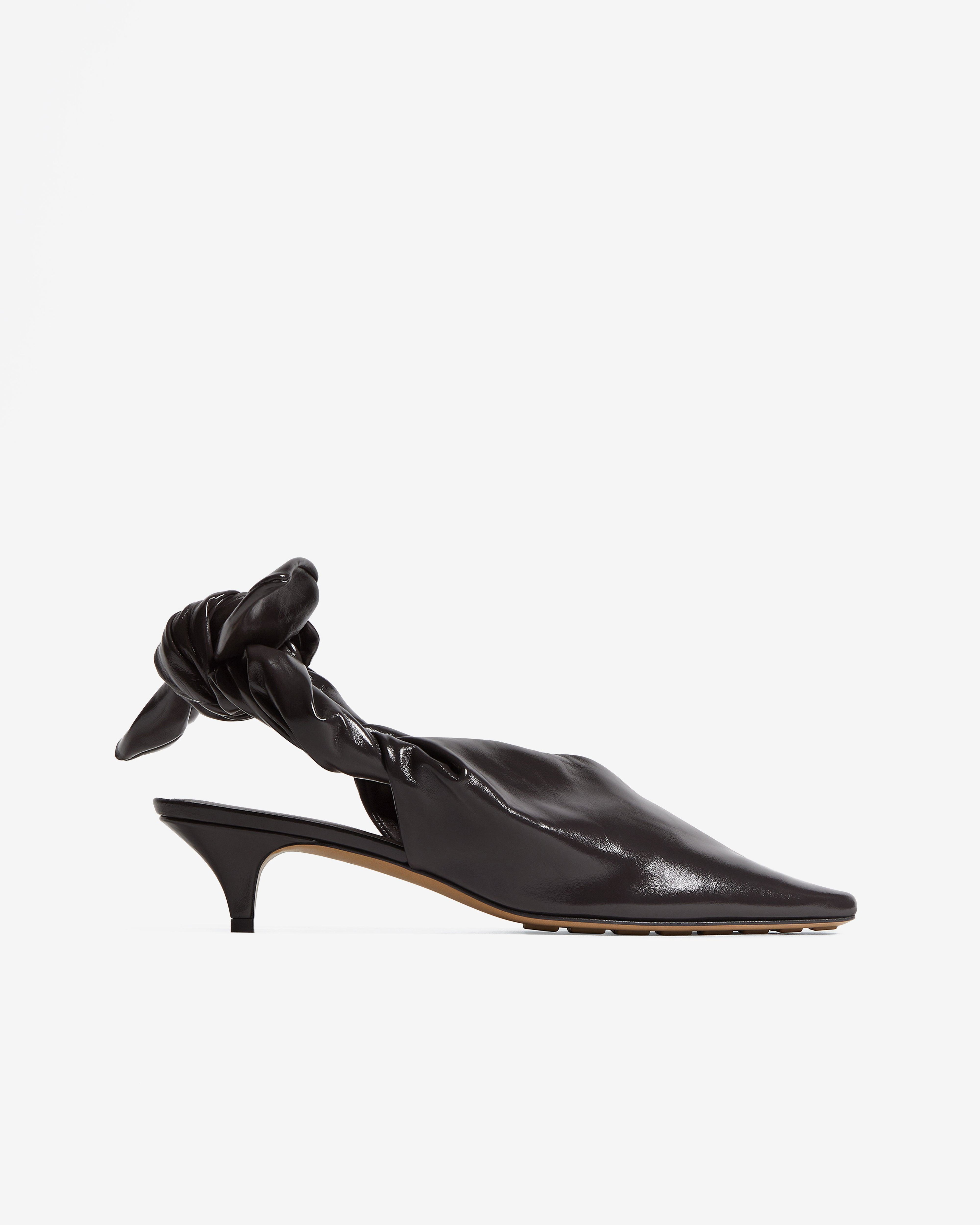 Bottega Veneta - Women's Vesta SlingBack Pump - (Espresso) by BOTTEGA VENETA