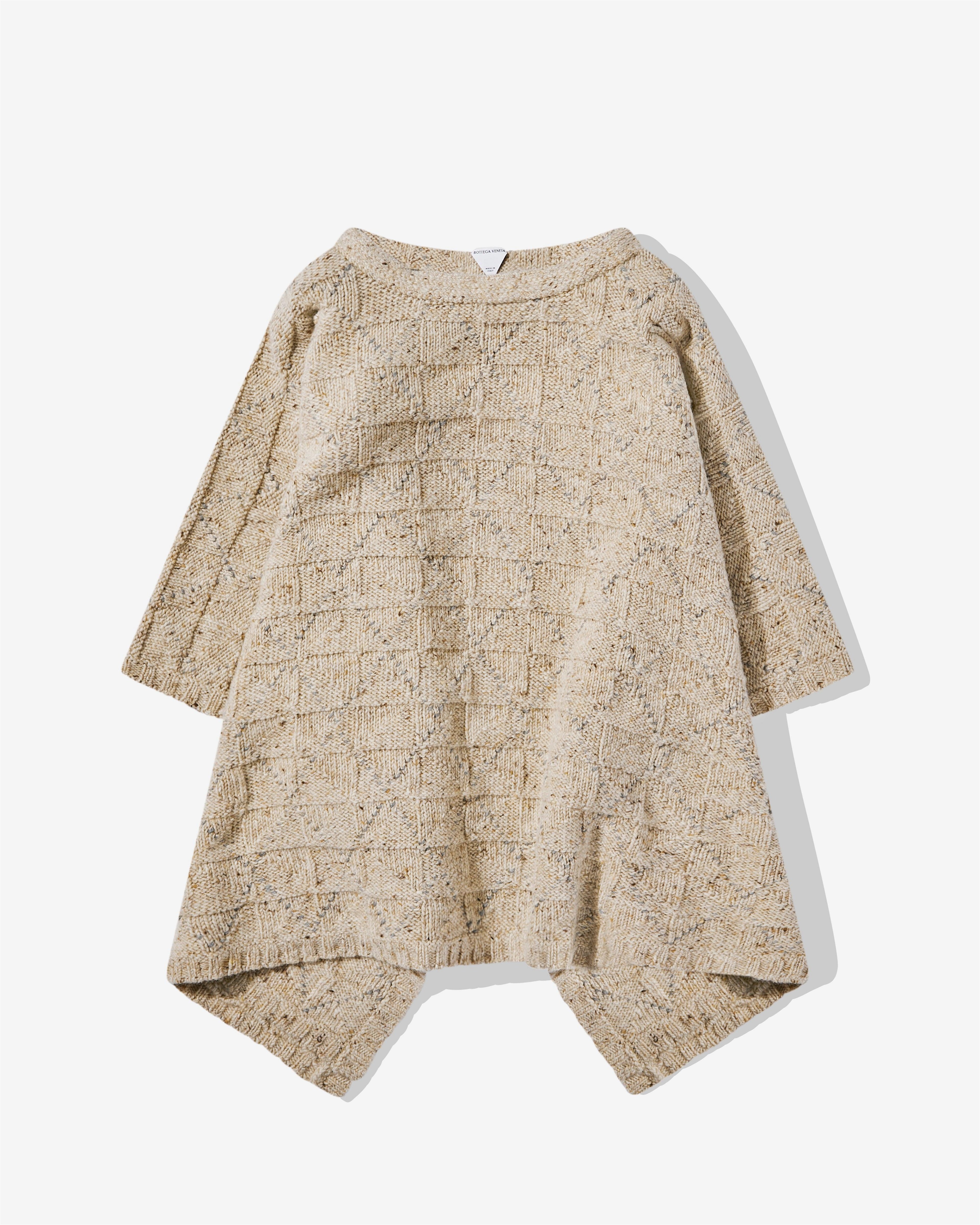 Bottega Veneta - Women's Wool Diamond Skirt - (Dove/ Grey Melange) by BOTTEGA VENETA