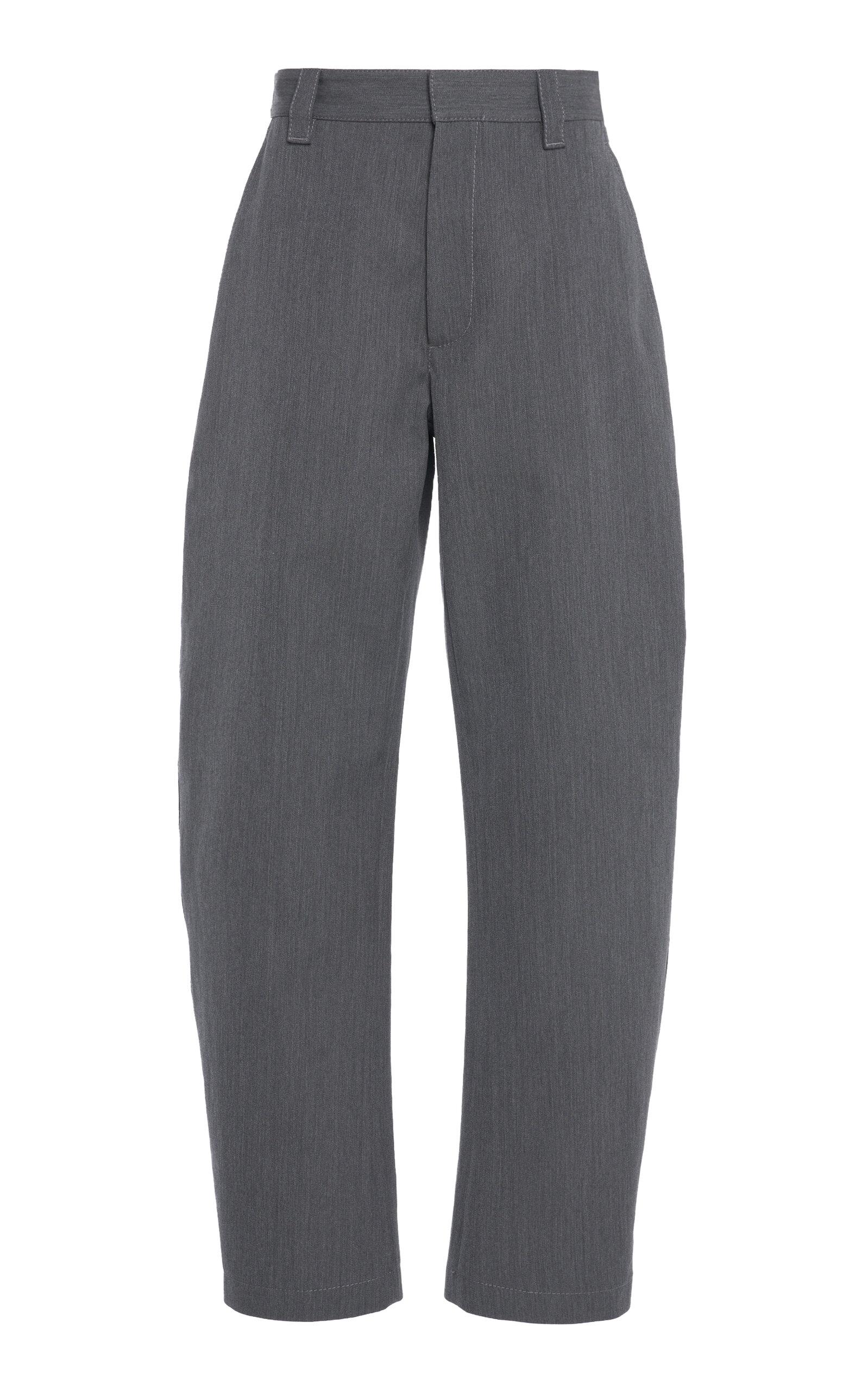 Bottega Veneta Wool-Cotton Tapered Trousers - Moda Operandi by BOTTEGA VENETA