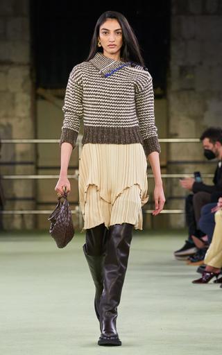 Bottega Veneta Wool Zigzag Sweater - Moda Operandi by BOTTEGA VENETA