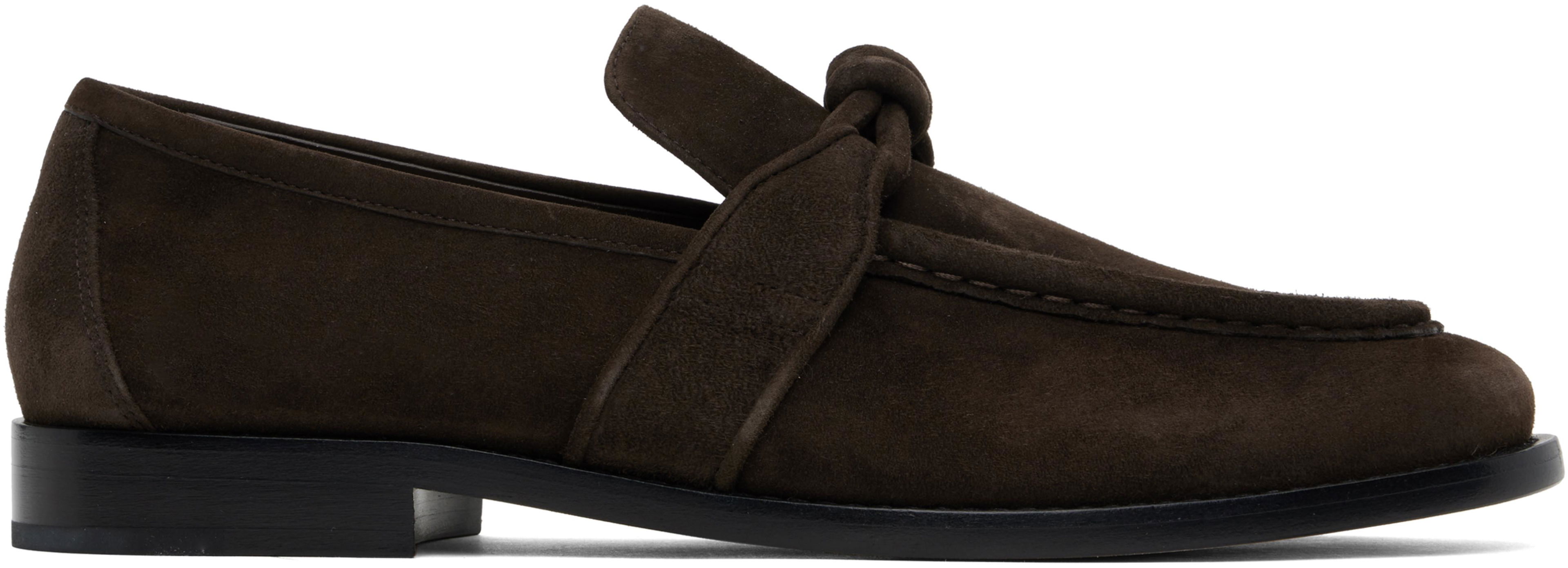 Brown Astaire Loafers by BOTTEGA VENETA