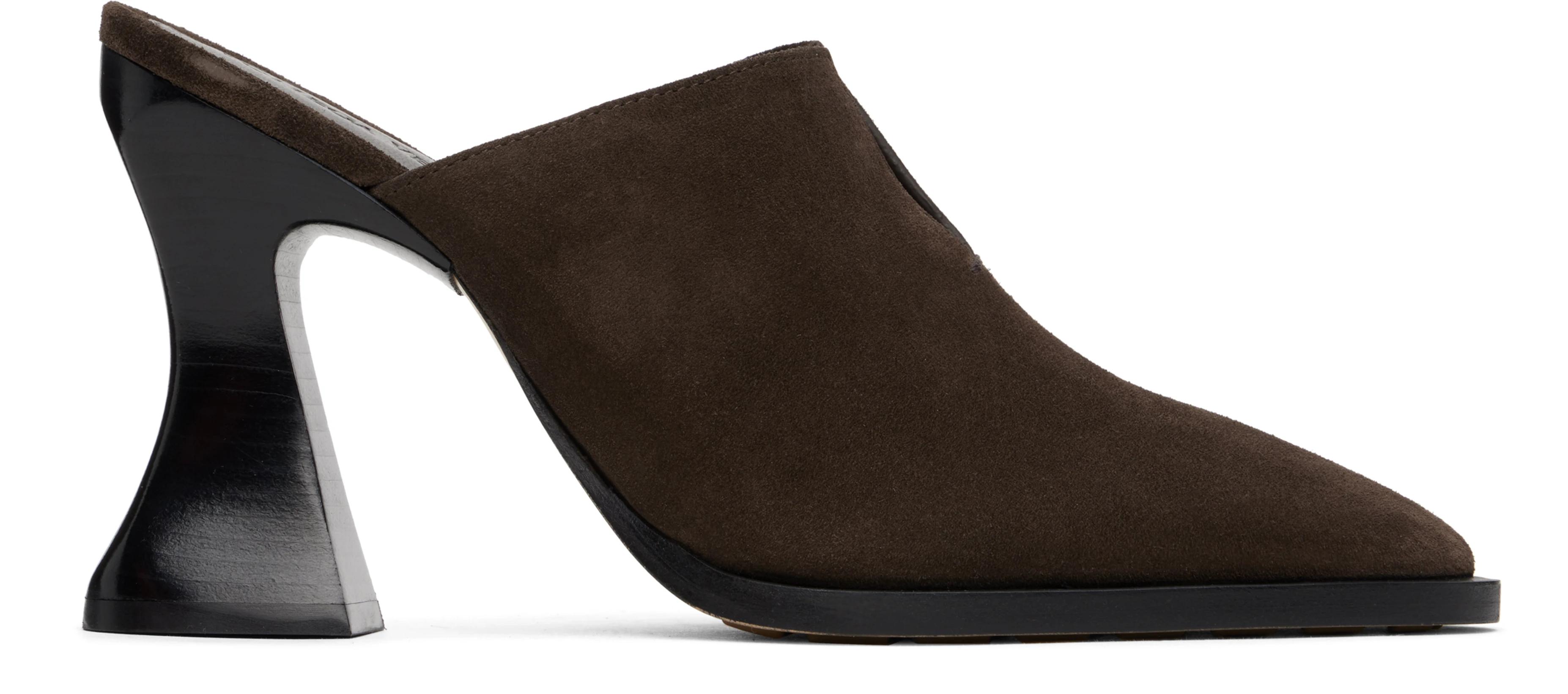 Brown Cha-Cha Mules by BOTTEGA VENETA
