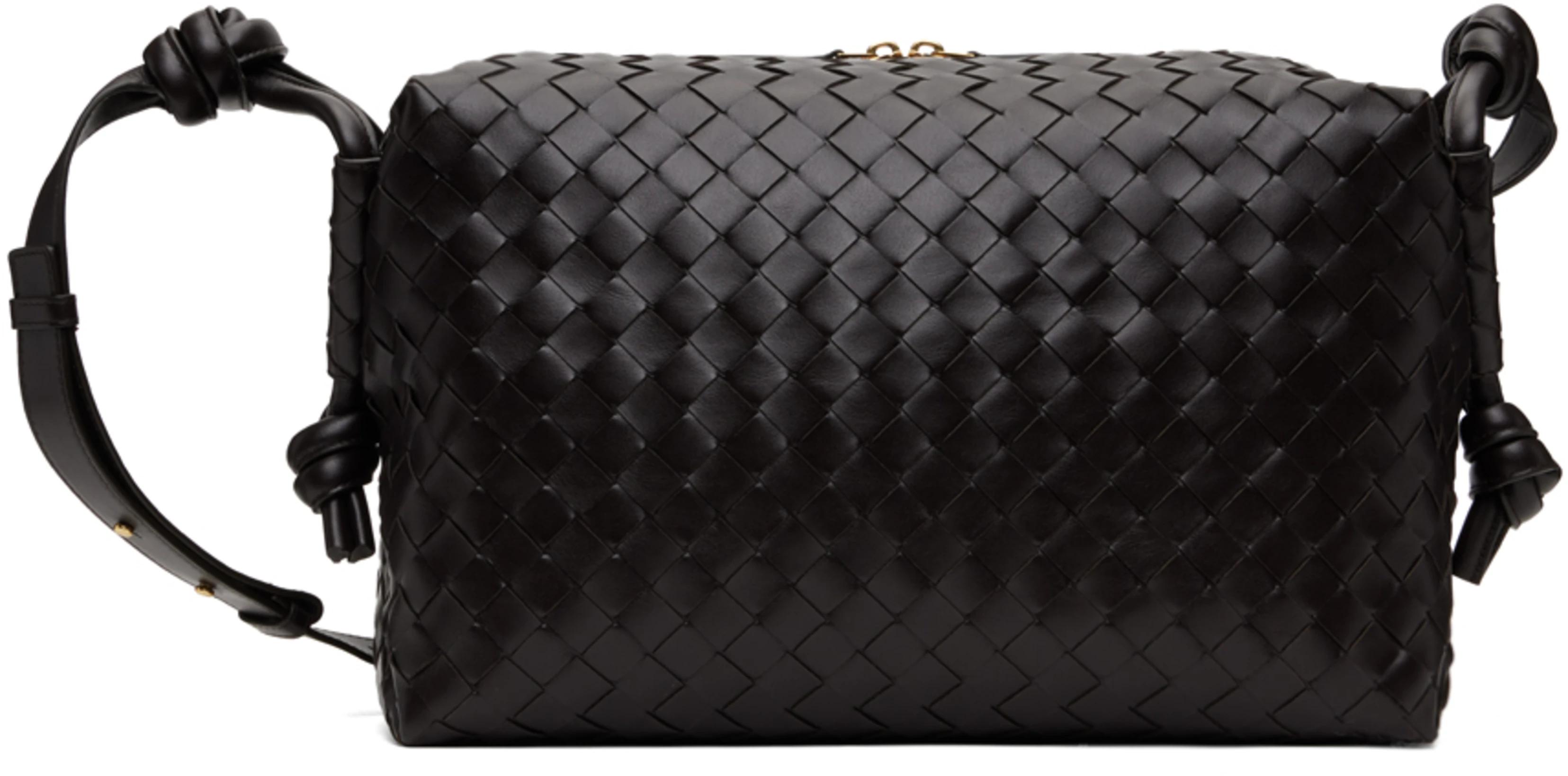 Brown Medium Loop Weekender Duffle Bag by BOTTEGA VENETA