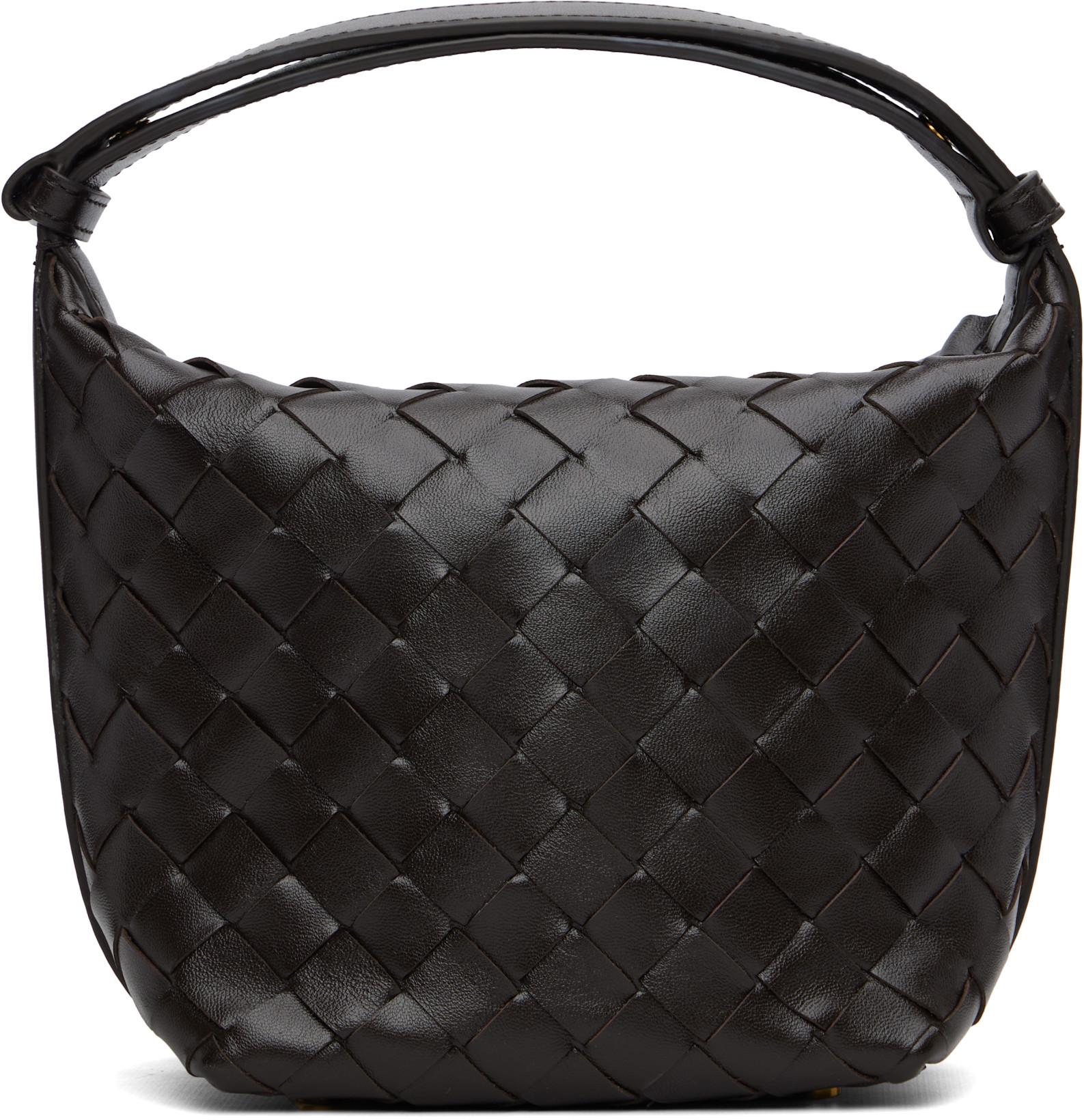 Brown Micro Wallace Bag by BOTTEGA VENETA