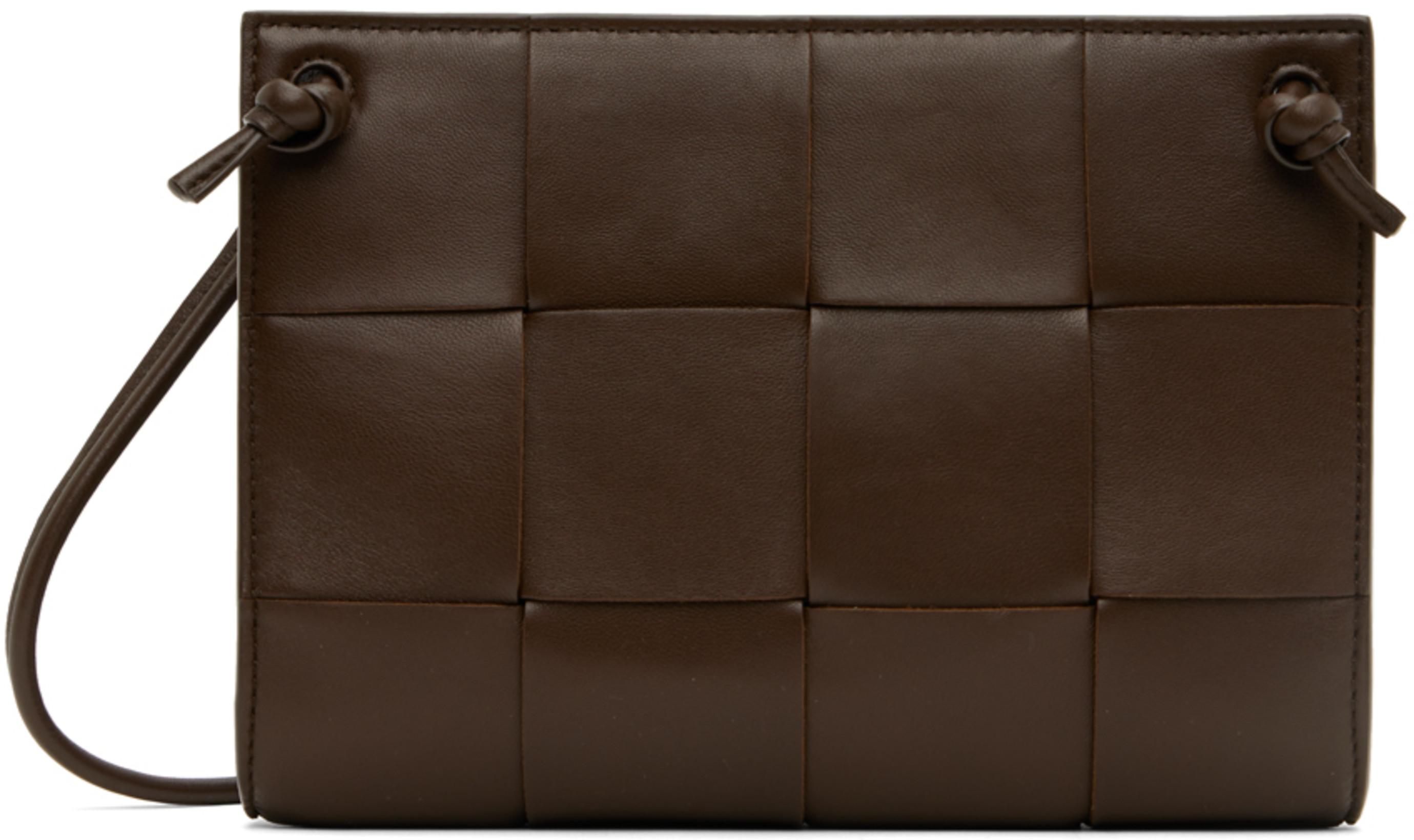 Brown Mini Cassette Bag by BOTTEGA VENETA
