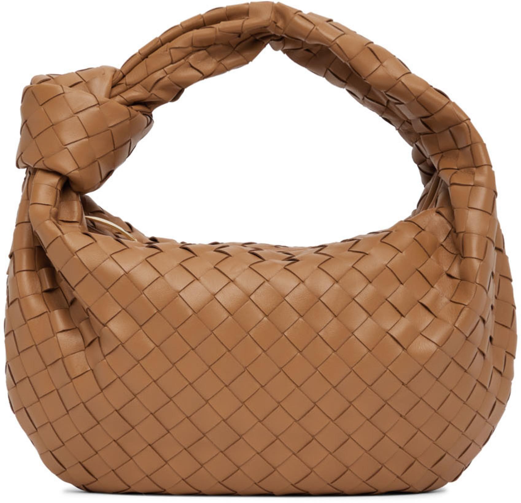Brown Teen Jodie Shoulder Bag by BOTTEGA VENETA