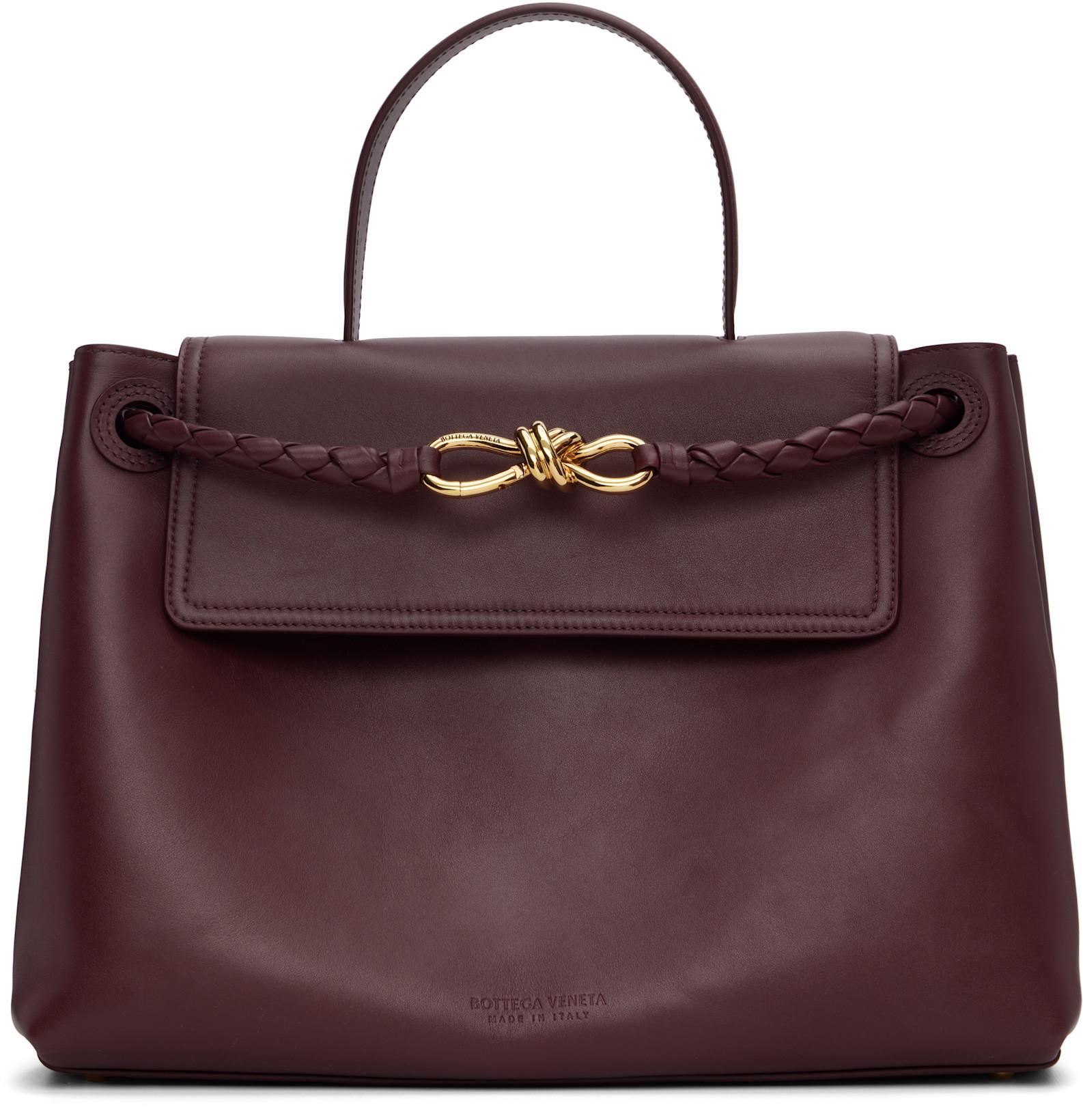 Burgundy Ciao Ciao Bag by BOTTEGA VENETA