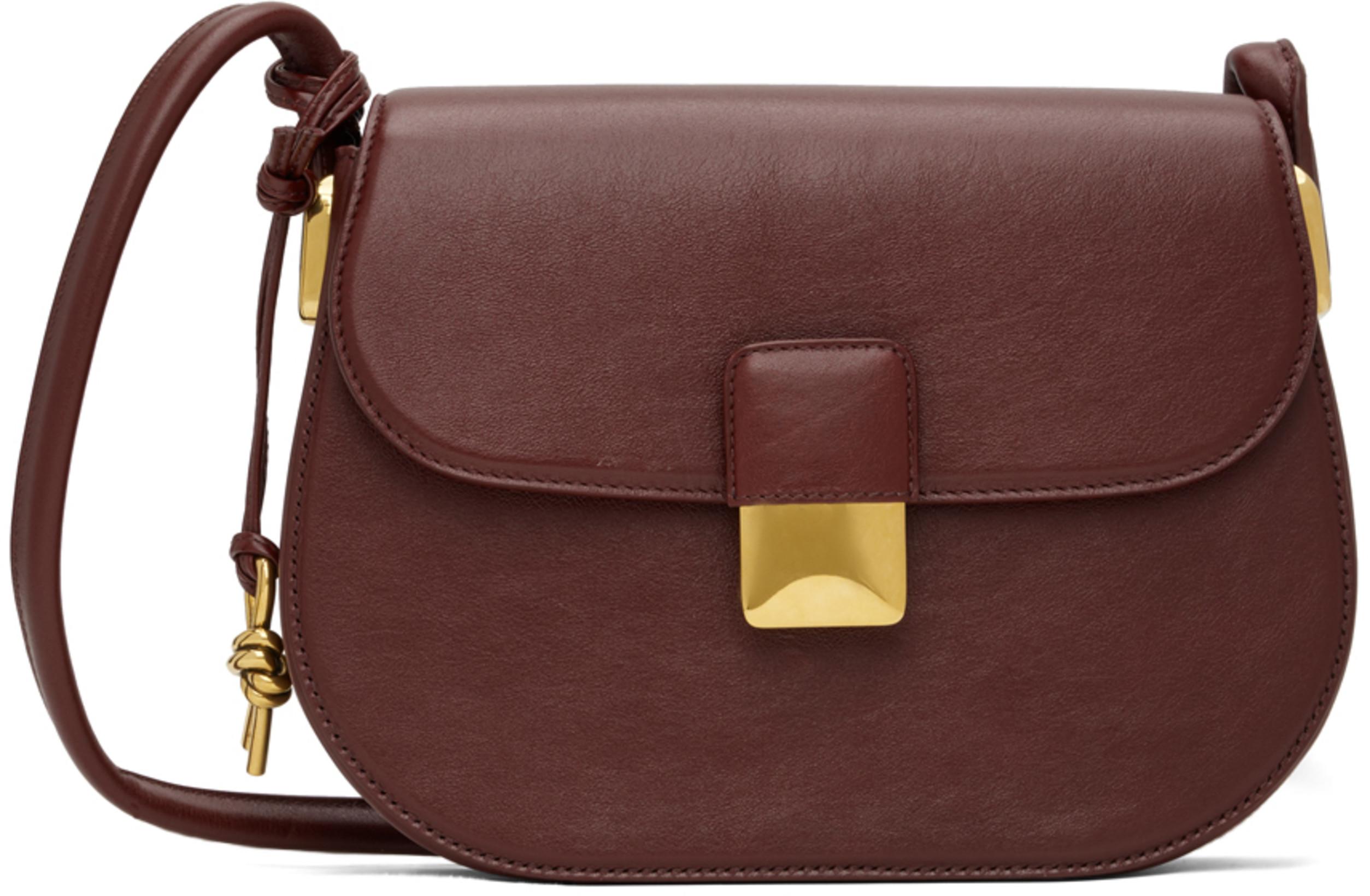 Burgundy Small Desiree Bag by BOTTEGA VENETA
