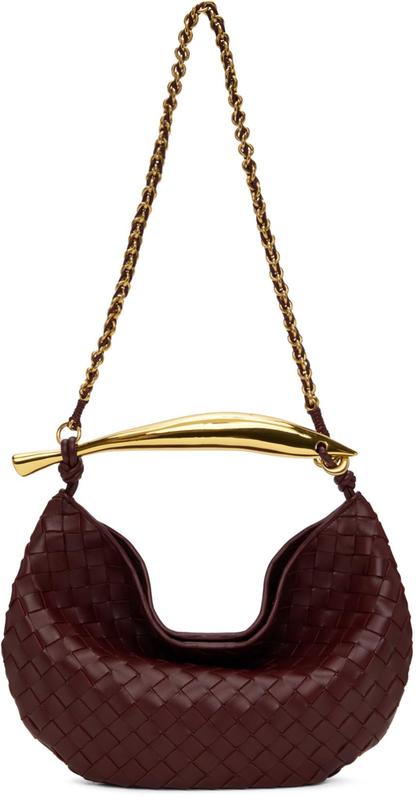 Burgundy Small Sardine Bag by BOTTEGA VENETA