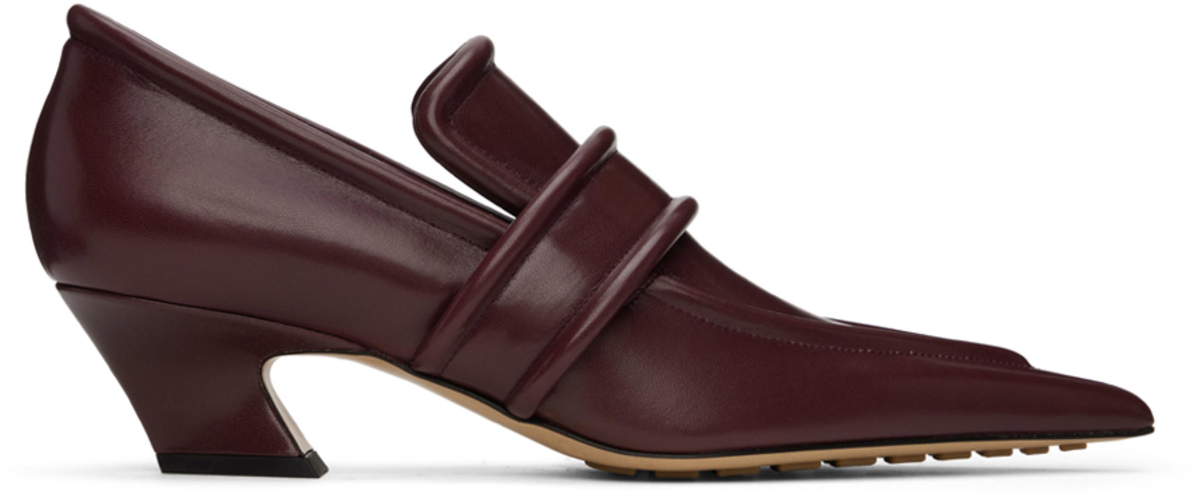 Burgundy Spada Heels by BOTTEGA VENETA
