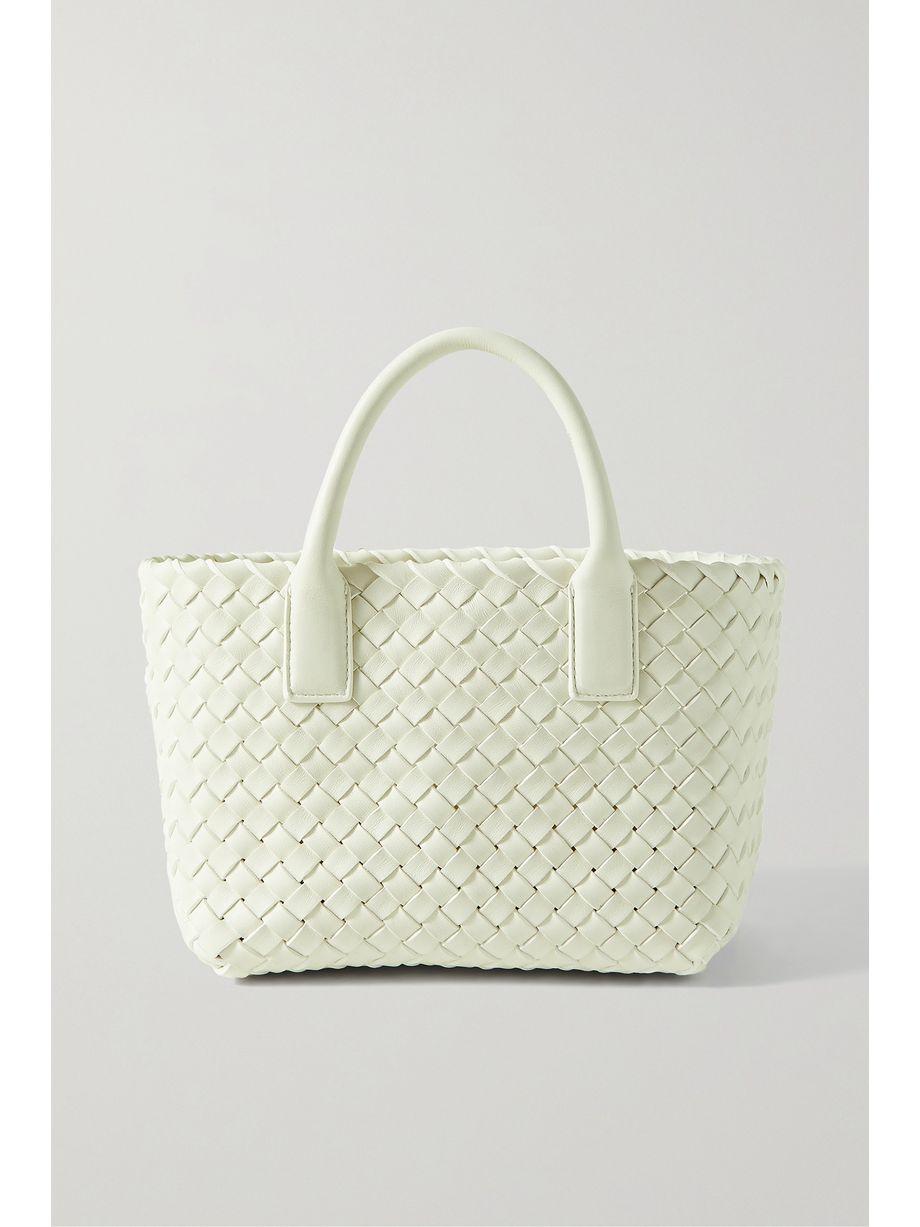 Cabat mini intrecciato leather tote by BOTTEGA VENETA