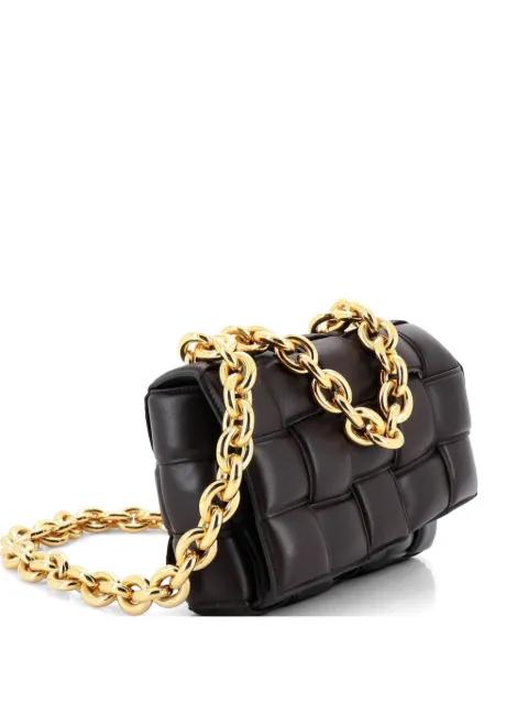 Cassette Chain Padded Maxi Intrecciato Leather crossbody bag by BOTTEGA VENETA 