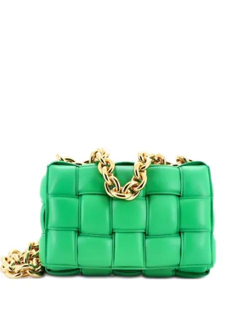 Cassette Chain Padded Maxi Intrecciato Leather crossbody bag by BOTTEGA VENETA 