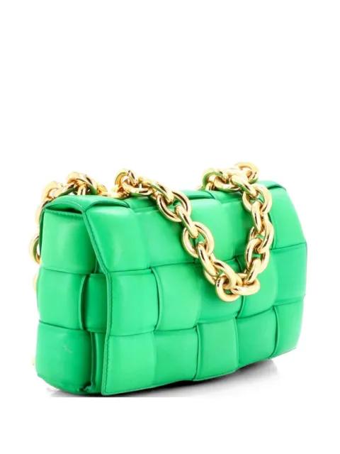 Cassette Chain Padded Maxi Intrecciato Leather crossbody bag by BOTTEGA VENETA 