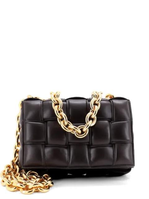 Cassette Chain Padded Maxi Intrecciato Leather crossbody bag by BOTTEGA VENETA 