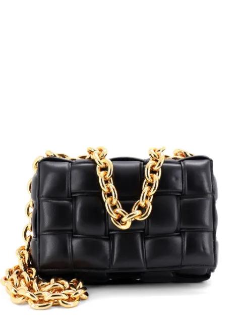 Cassette Chain Padded Maxi Intrecciato Leather crossbody bag by BOTTEGA VENETA 