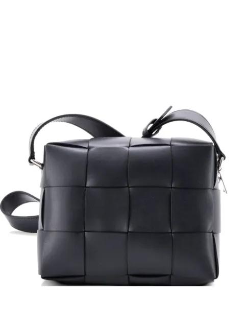 Cassette Zip Camera Maxi Intrecciato Leather crossbody bag by BOTTEGA VENETA 