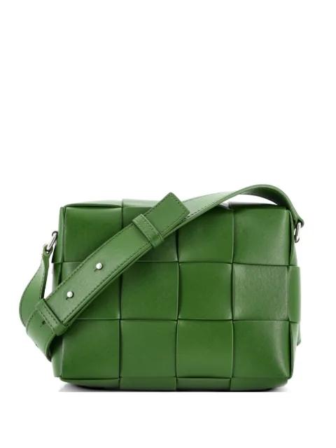 Cassette Zip Camera Maxi Intrecciato Leather crossbody bag by BOTTEGA VENETA 