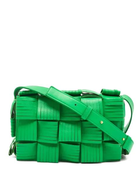 Cassette fringed leather shoulder bag by BOTTEGA VENETA 