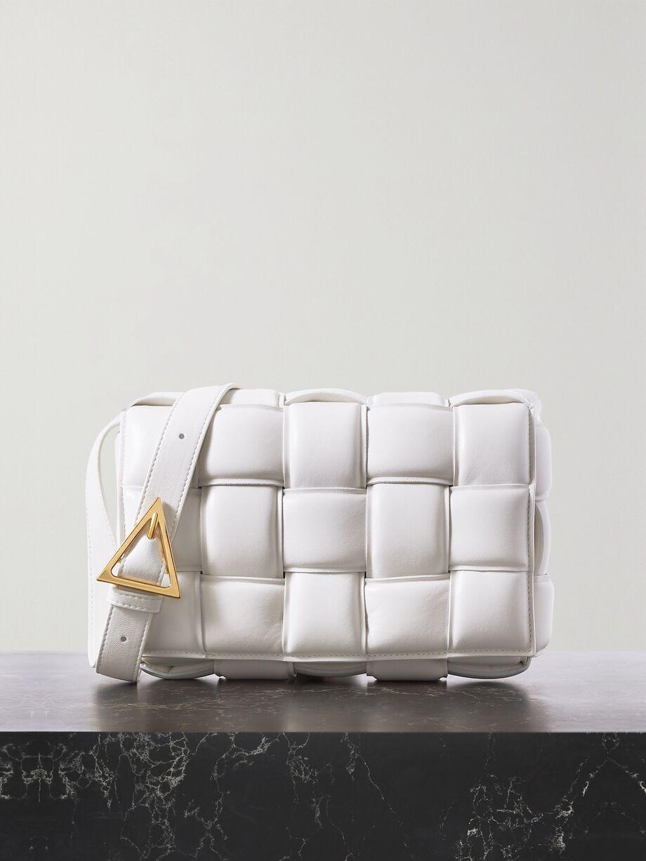 Cassette intrecciato leather shoulder bag by BOTTEGA VENETA