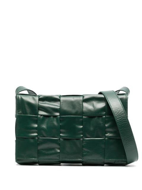 Cassette leather shoulder bag by BOTTEGA VENETA