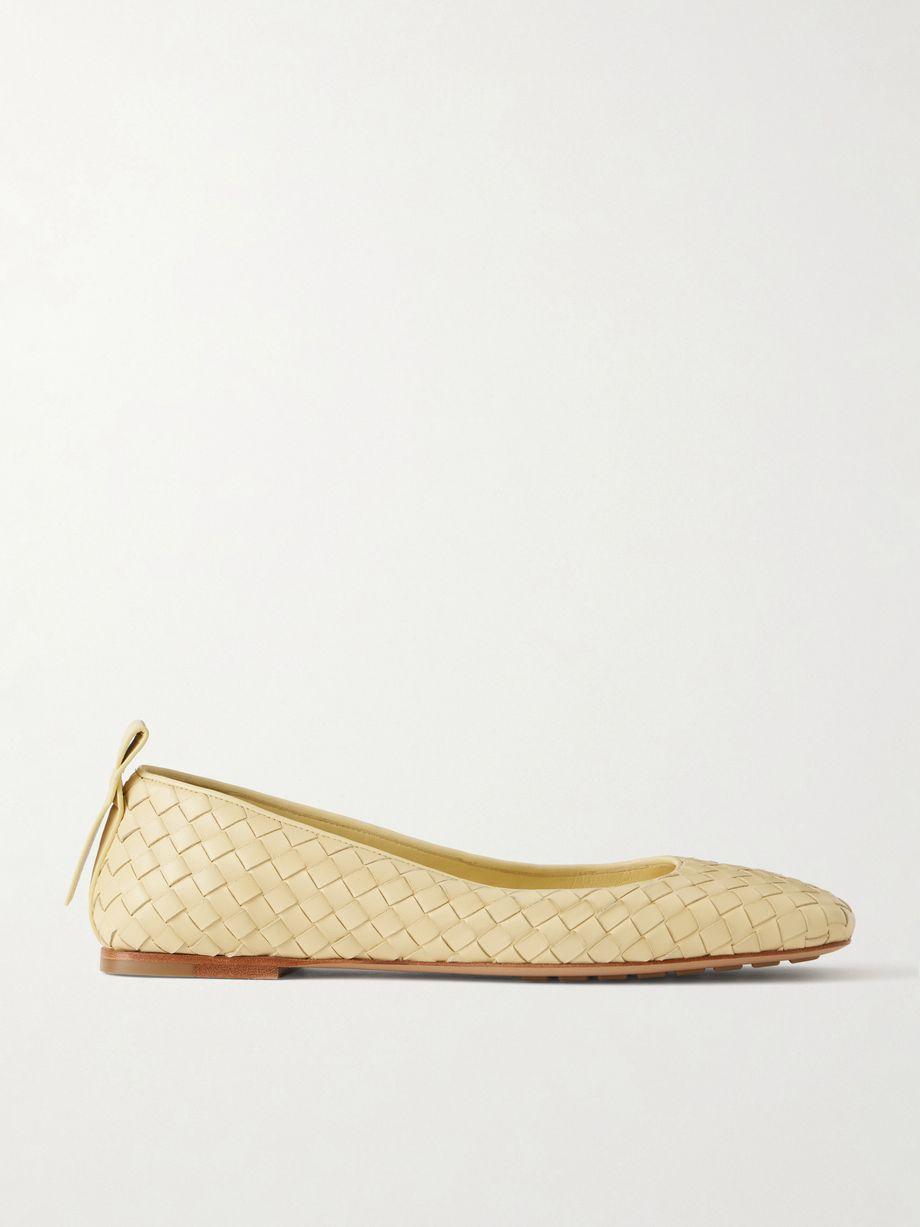 Charlotte Intrecciato leather ballet flats by BOTTEGA VENETA