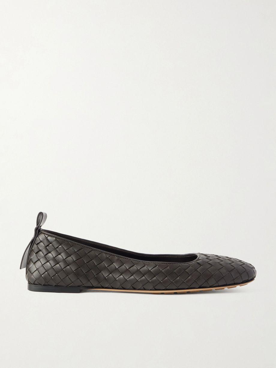 Charlotte intrecciato leather ballet flats by BOTTEGA VENETA