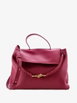 Ciao Ciao Top Handle Bag Leather with Intrecciato Detail Medium satchel by BOTTEGA VENETA 