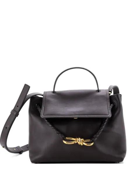 Ciao Ciao Top Handle Bag Leather with Intrecciato Detail Small satchel by BOTTEGA VENETA 